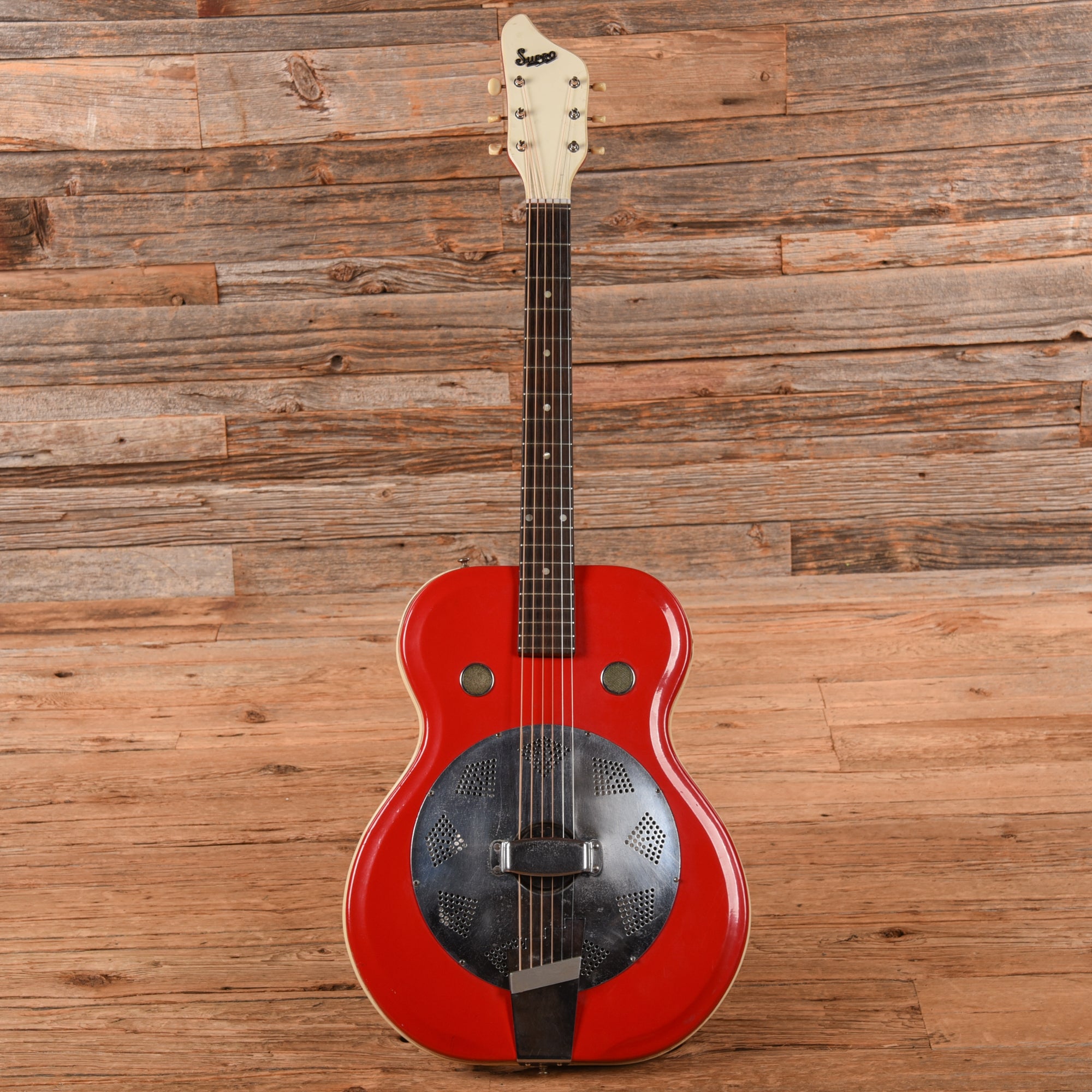 Supro Folkstar Fire Engine Red 1964