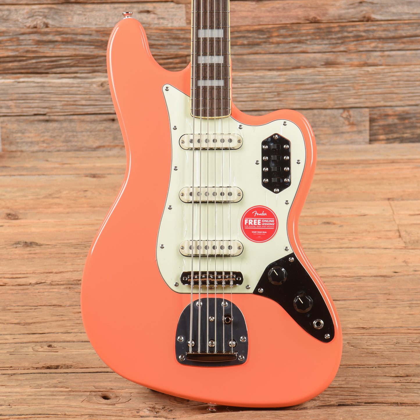 Squier Classic Vibe Bass VI Tahitian Coral