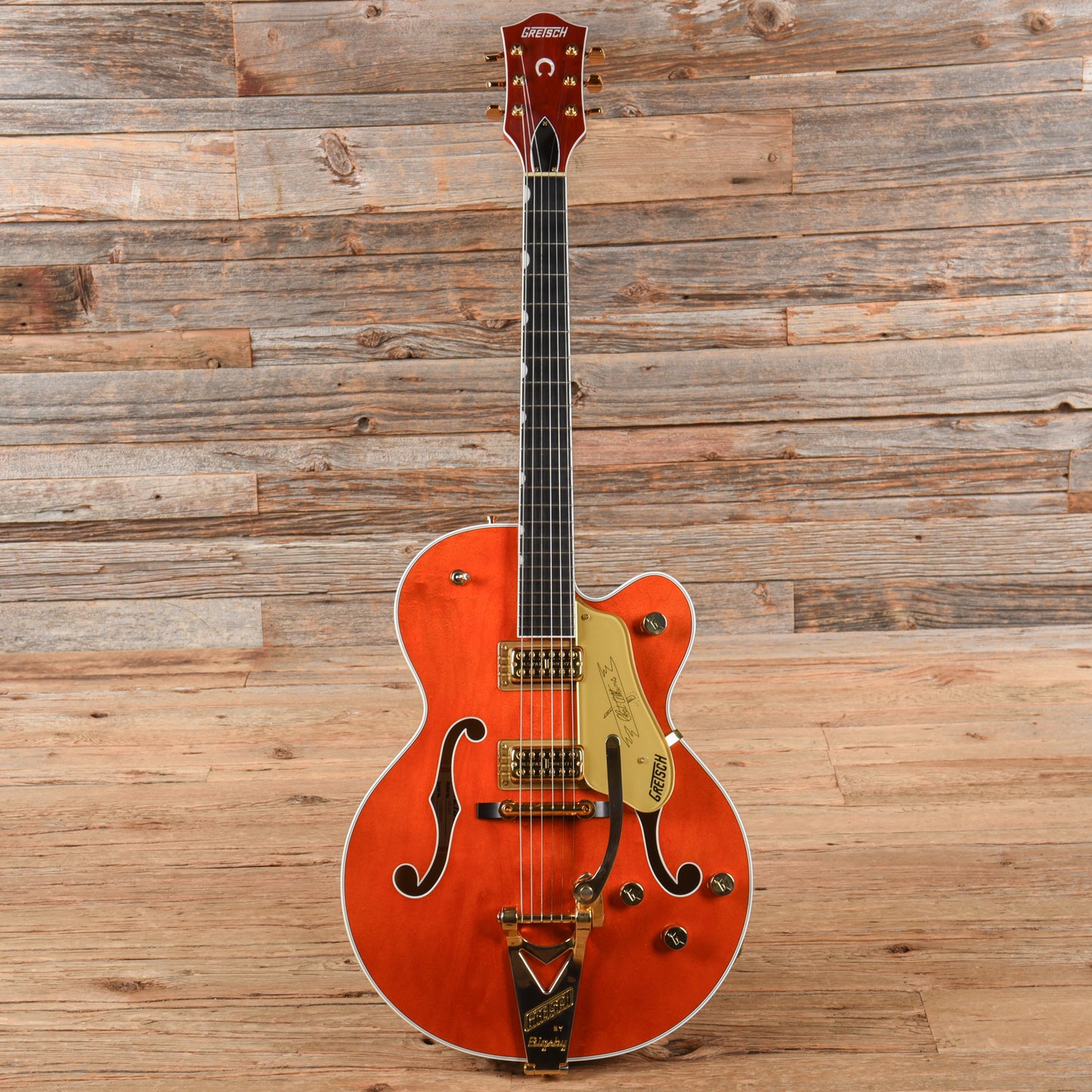Gretsch G6120T Players Edition Nashville with String-Thru Bigsby Orange Stain 2020