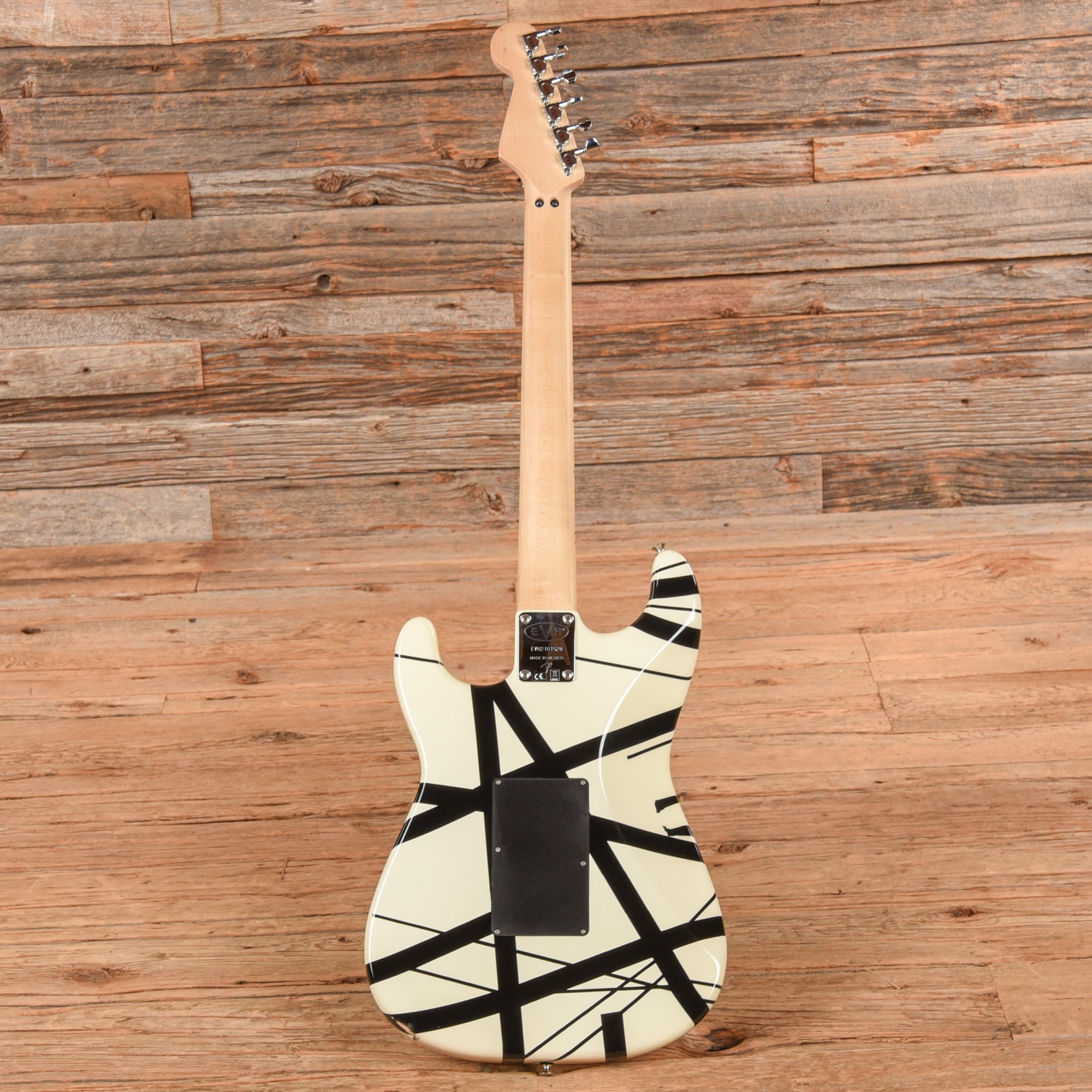 EVH Striped Series White w/ Black Stripes 2021