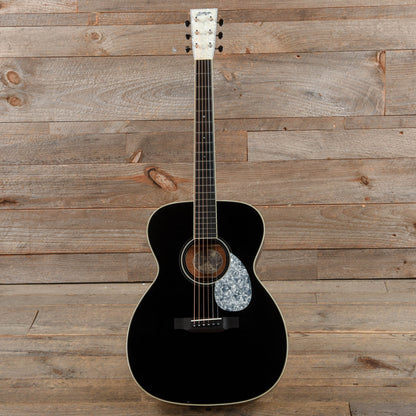 Collings OM1 Jet Black Top Doghair Back/Sides w/Pearloid Pickguard