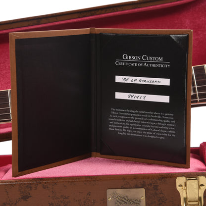 Gibson Custom Shop 1958 Les Paul Standard "CME Spec" Slow Iced Tea Fade VOS w/60 V2 Neck Profile