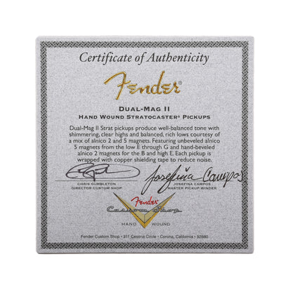 Fender Custom Shop Josefina Hand-Wound Dual-Mag II Stratocaster Pickup Set Aged White