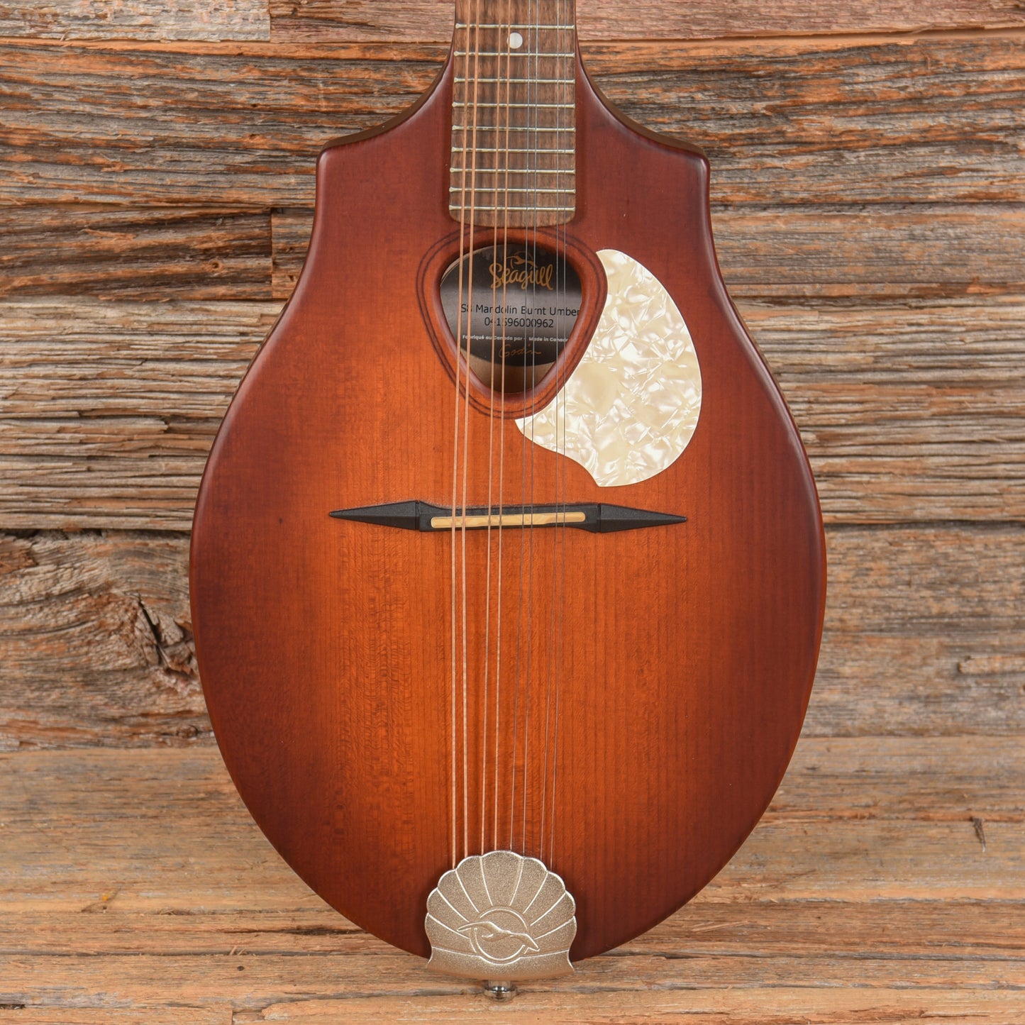 Seagull S8 Burnt Umber SG A-Style Mandolin Sunburst