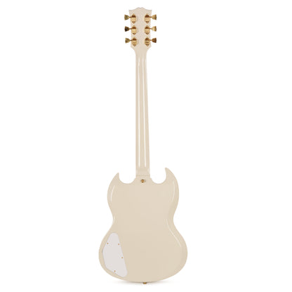 Gibson Custom Shop 1963 Les Paul SG Custom "CME Spec" Polaris White VOS w/Maestro Vibrola & Full Batwing Pickguard