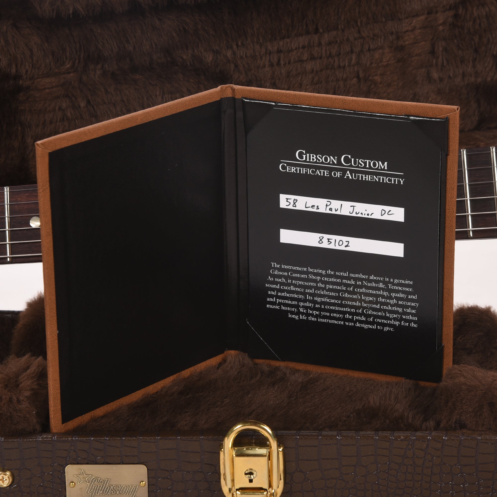 Gibson Custom Shop 1958 Les Paul Junior Doublecut Heather Poly VOS