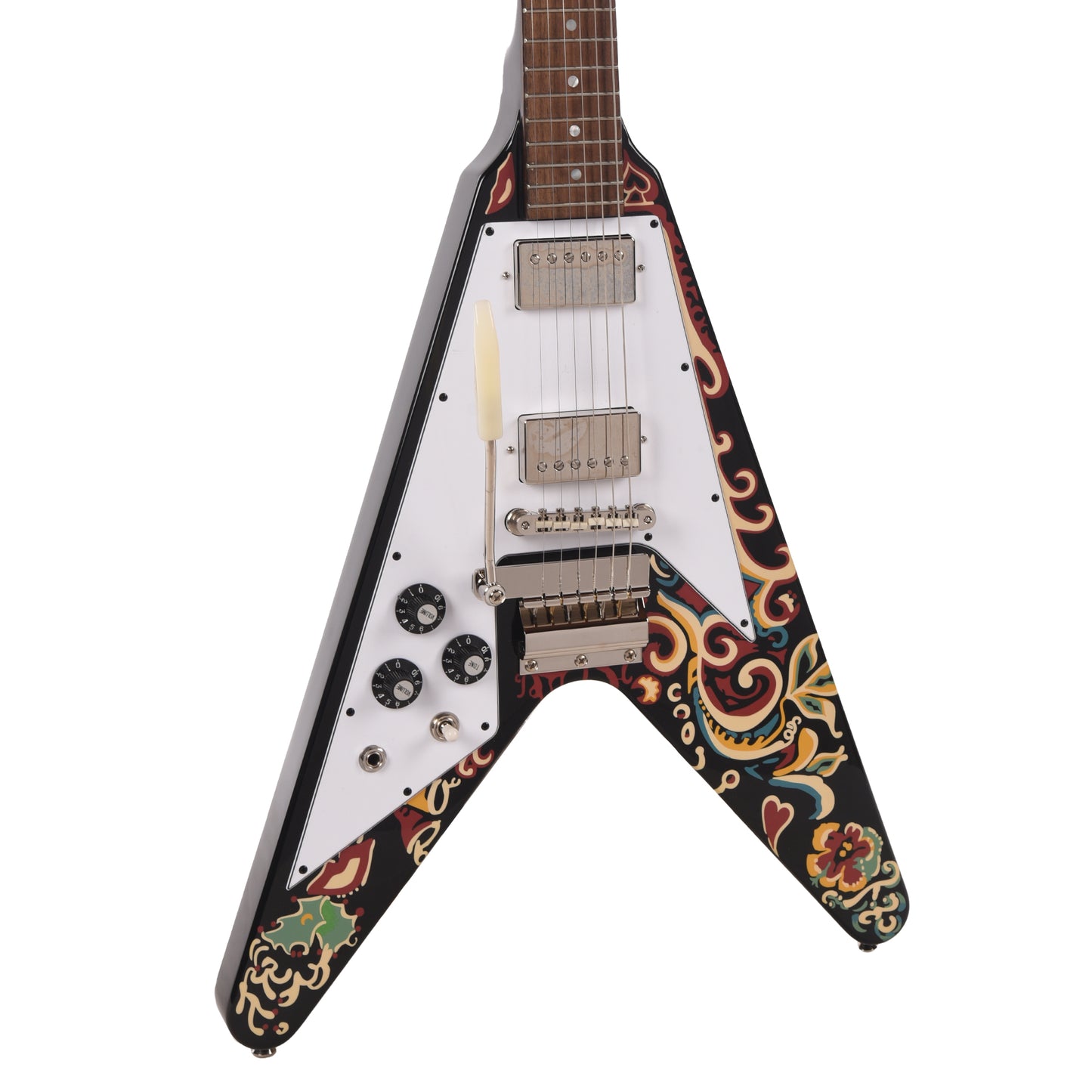Epiphone Inspired by Gibson Custom Jimi Hendrix "Love Drops" Flying V LEFTY