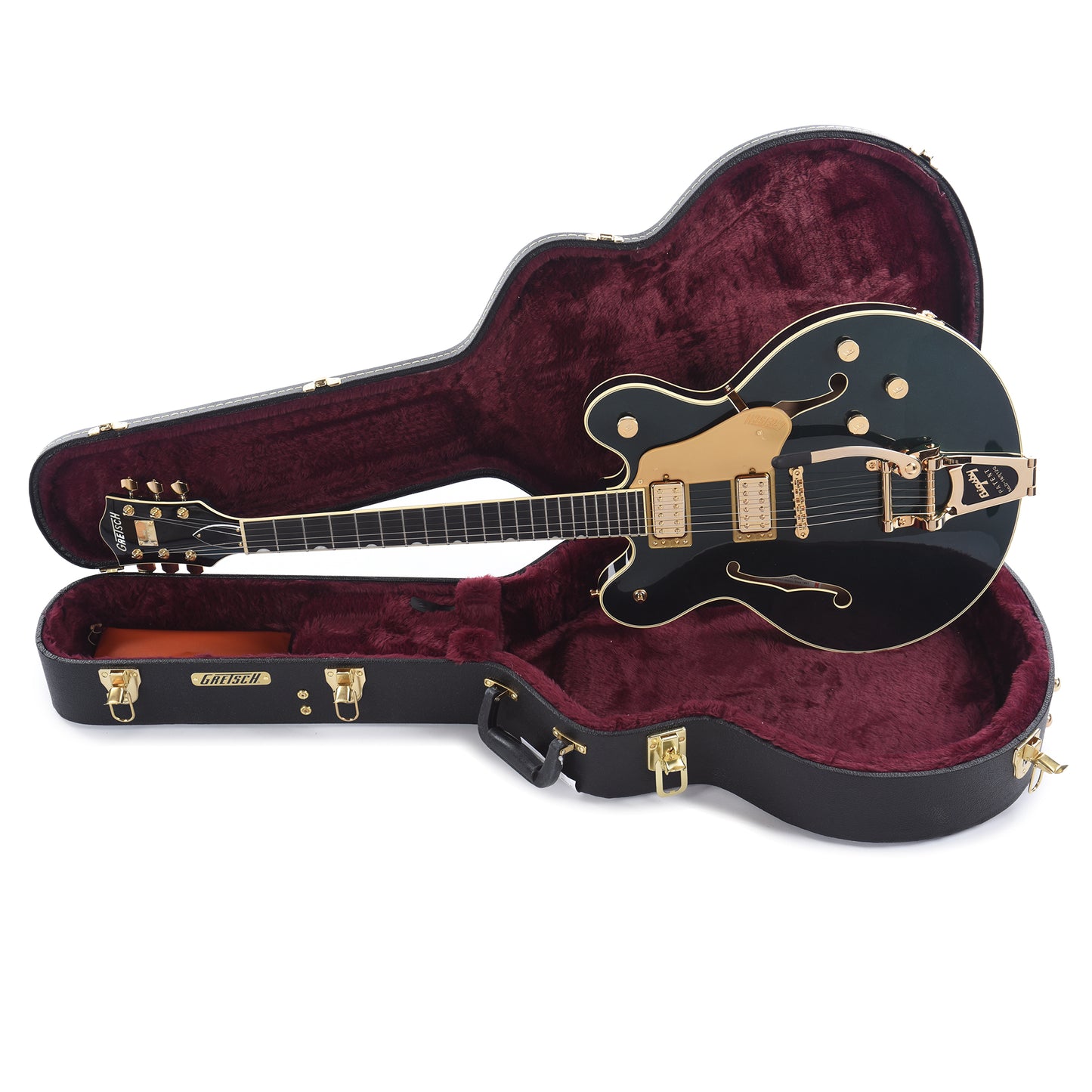 Gretsch Broadkaster LX Center Block with String-Thru Bigsby and Gold Hardware Cadillac Green