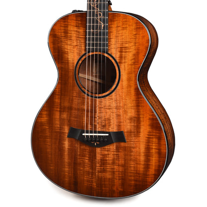 Taylor Custom Grand Concert 12-Fret Tasmanian Blackwood Antique Blonde w/Engraved Twist & Ocean Vine Inlays