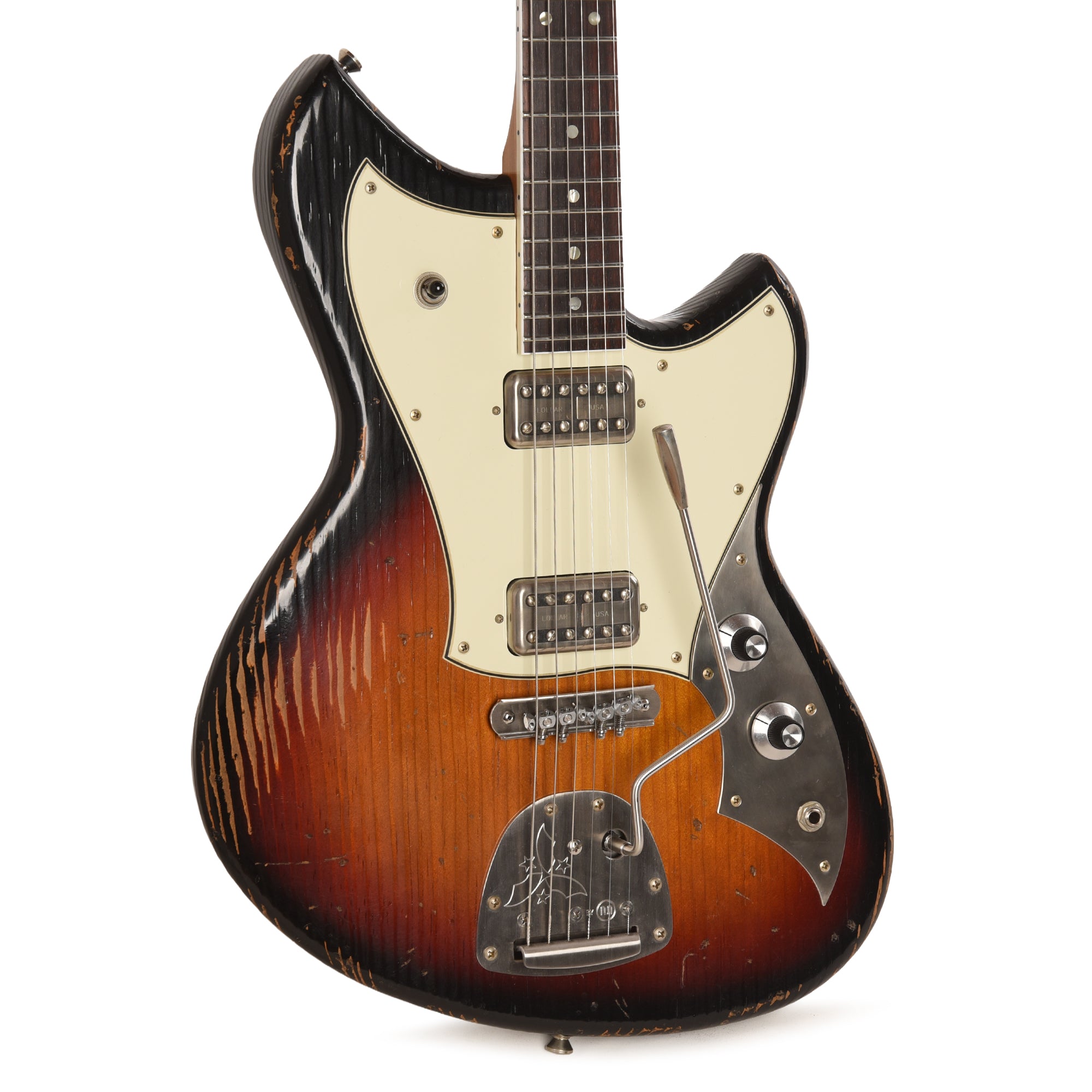 Novo Serus J HH Medium Distress 3-Tone Burst w/Lollar Lollartron Pickups