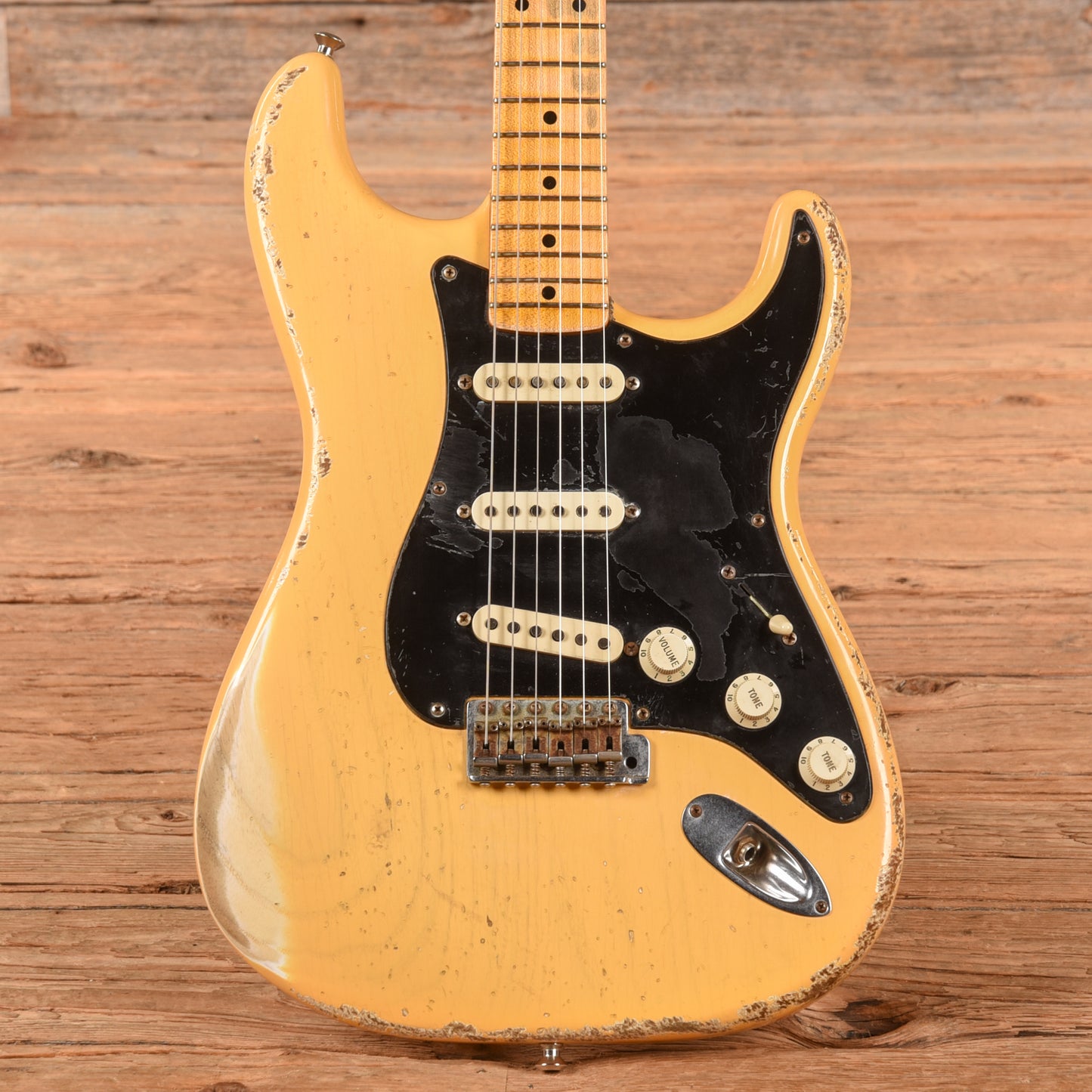 Fender Custom Shop '57 Stratocaster Heavy Relic Nocaster Blonde 2008