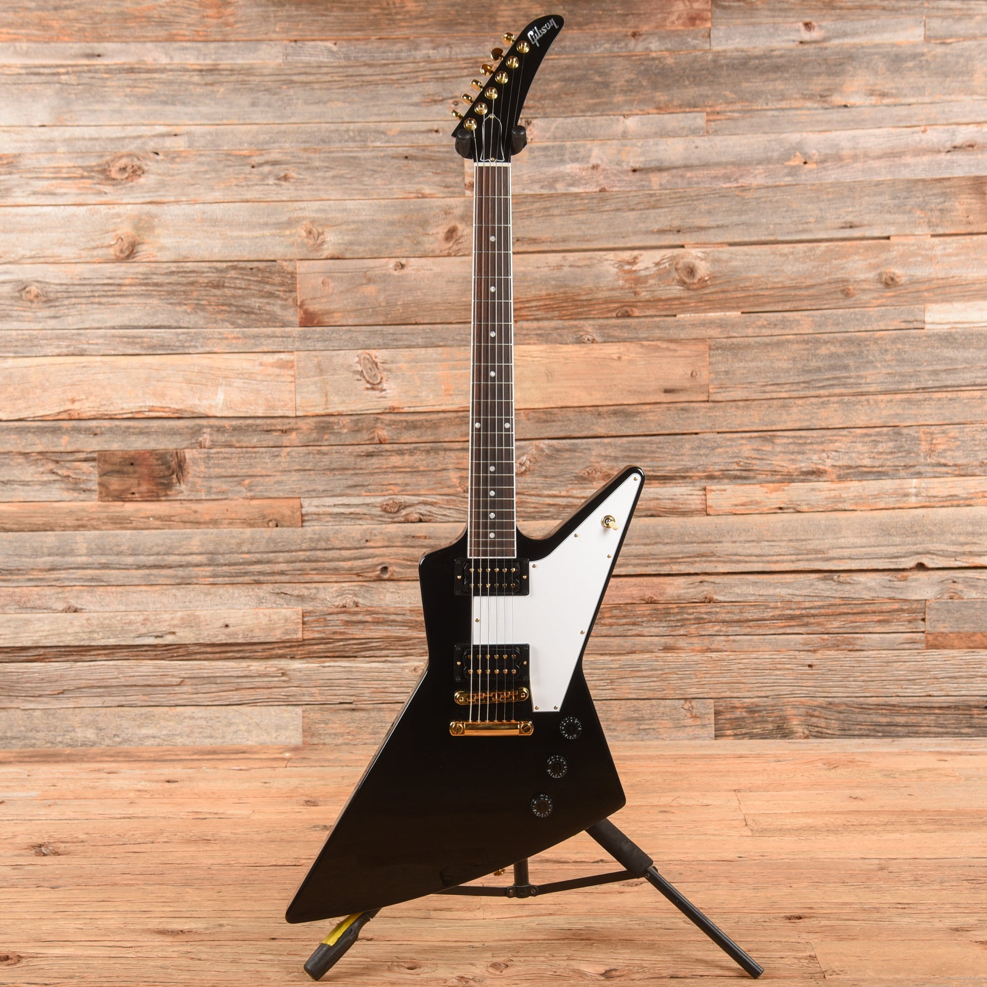 Gibson '70s Explorer Ebony w/Gold Hardware 2024