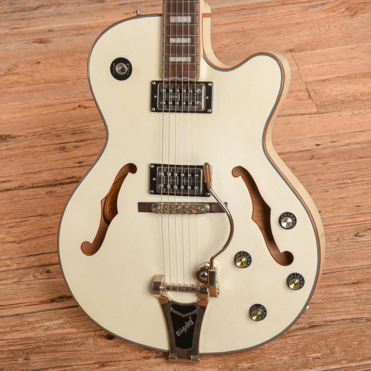 Epiphone Emperor Swingster Royale Pearl White 2012