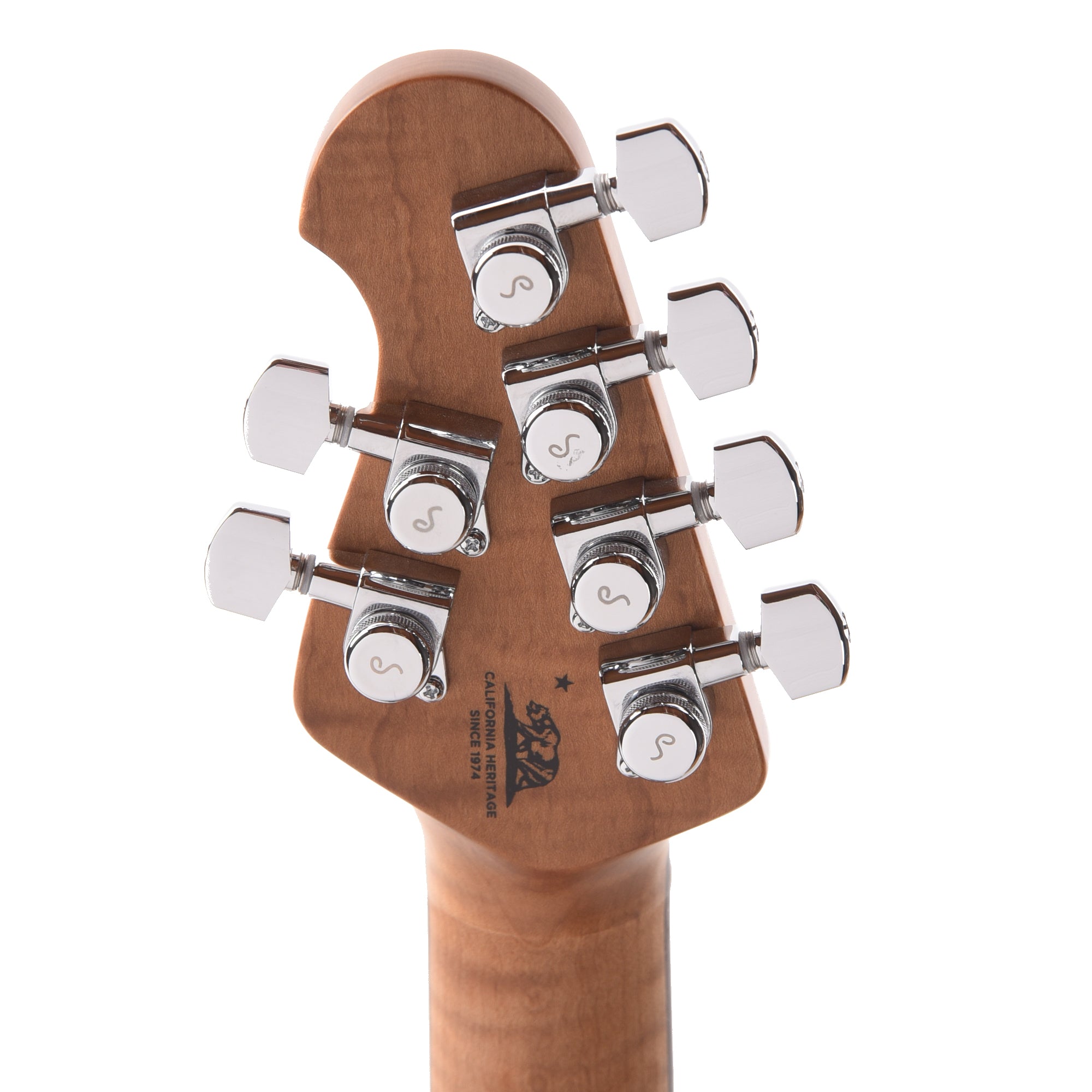 Music Man Luke 4 Maple Top HH Afterburn w/ Roasted Figured Maple Neck