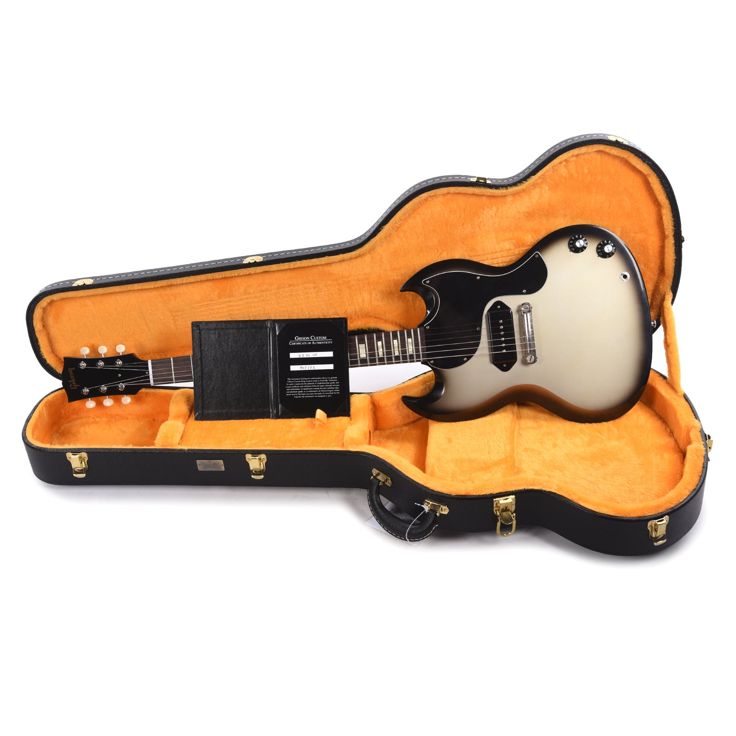 Gibson Custom Shop 1963 SG Junior Silverburst VOS