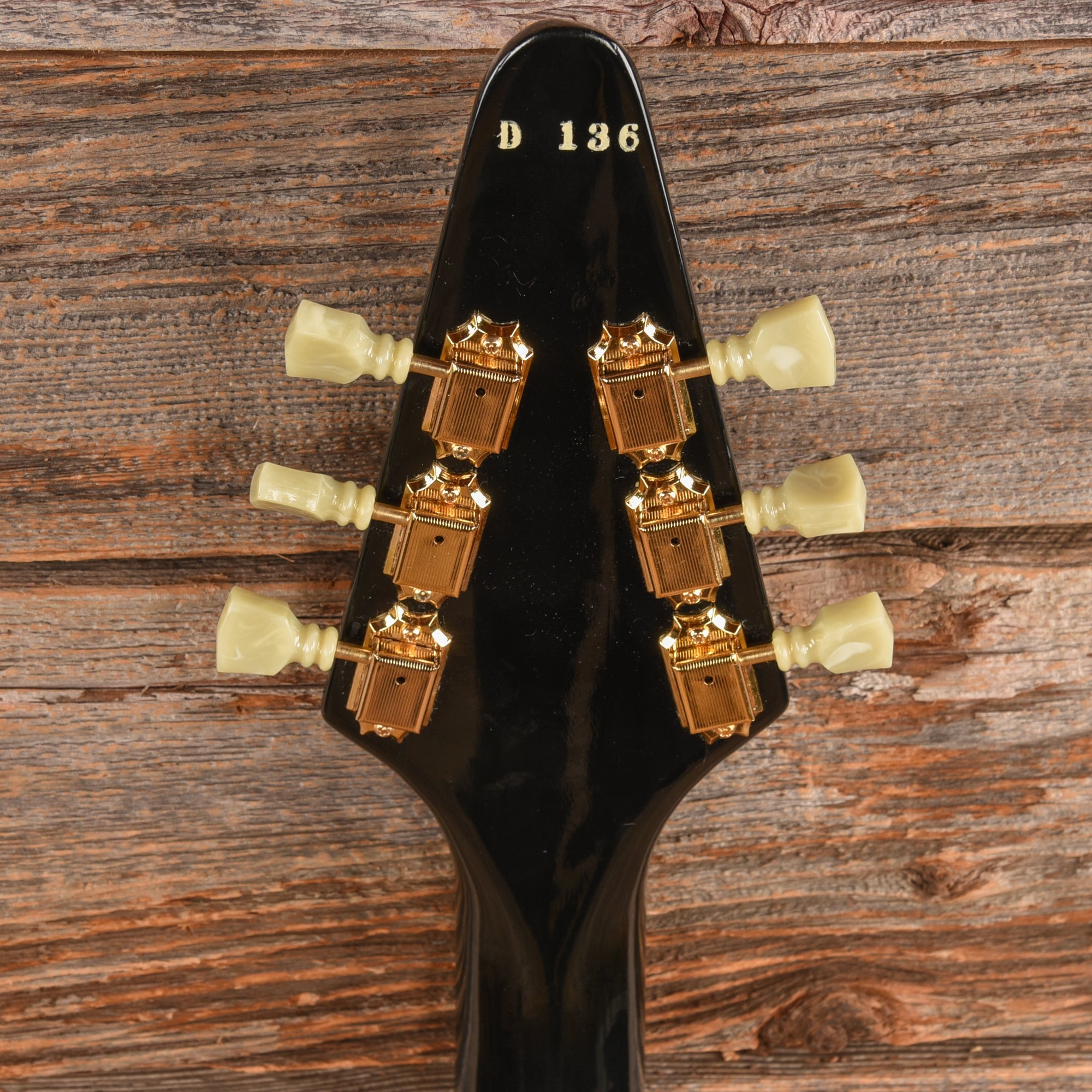 Gibson Flying V Heritage Korina Reissue Ebony 1983