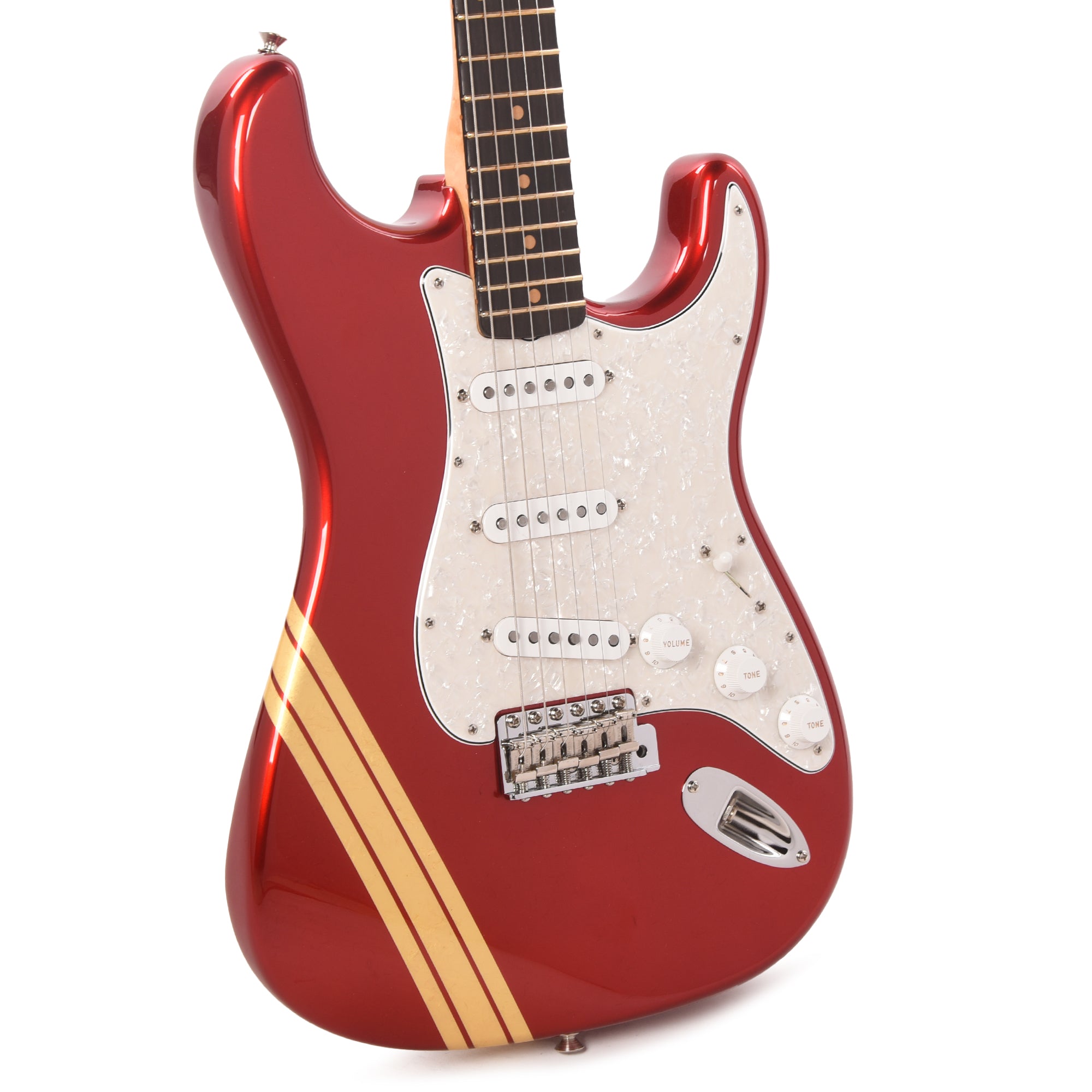 Fender Custom Shop '60s Gold Leaf Competition Stratocaster NOS Candy Apple Red Apprentice Built by Dan Gonzalez