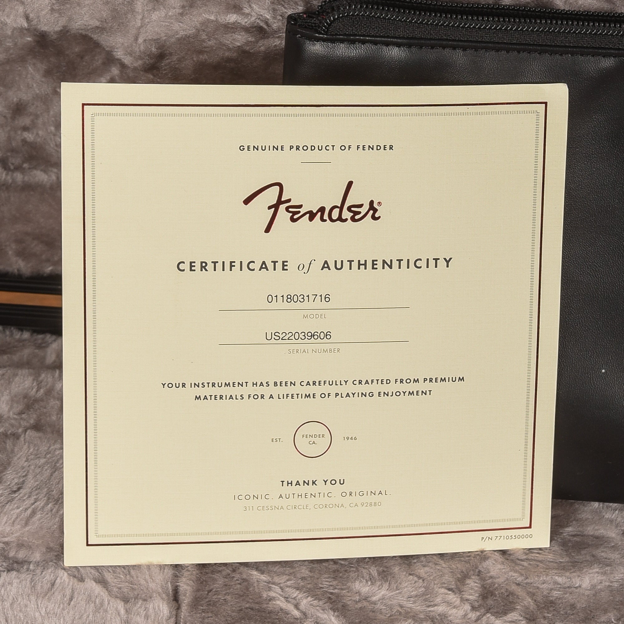 Fender American Ultra Telecaster Mystic Pine w/Ebony Fingerboard & Anodized Gold Pickguard