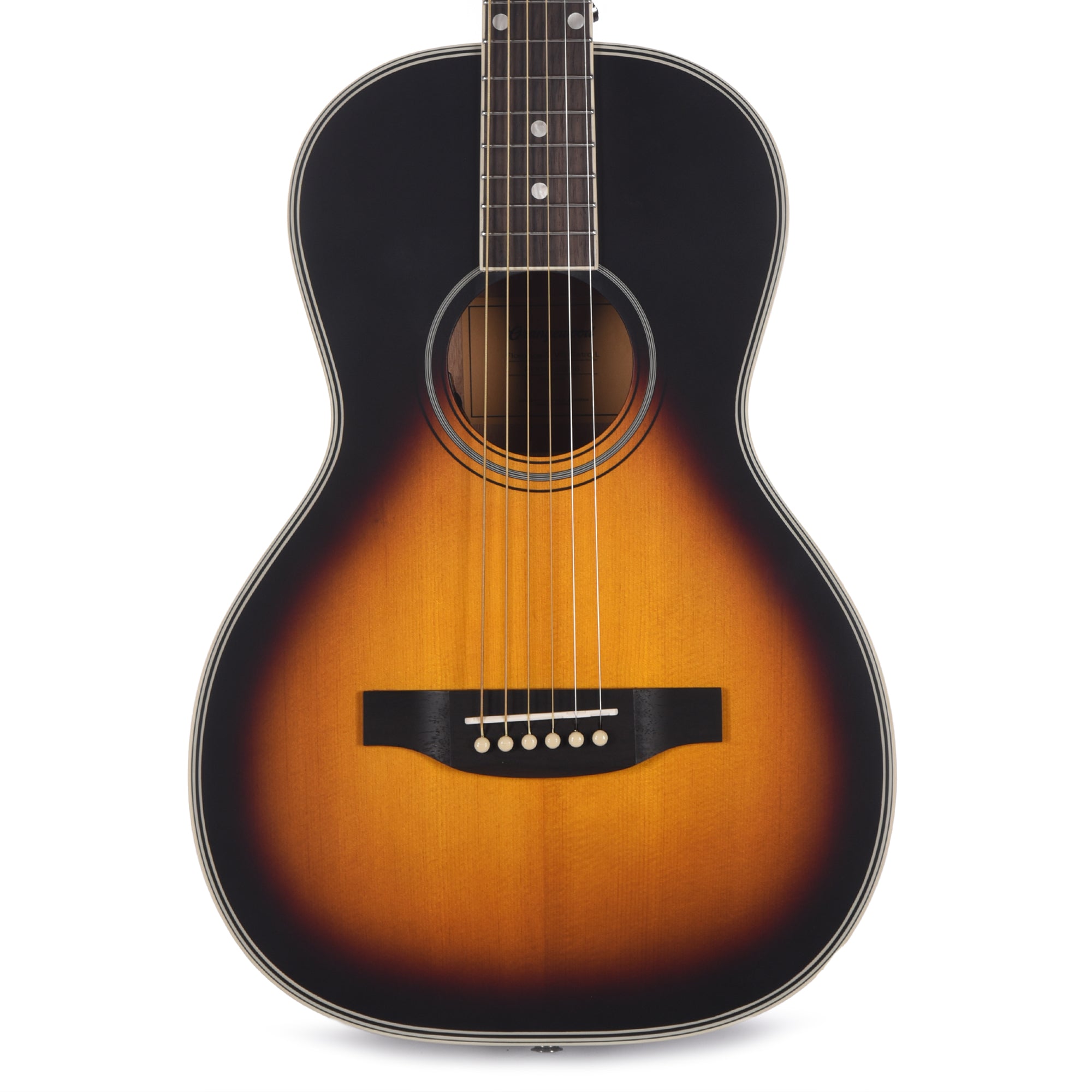 Orangewood Florence Retro Live Parlor Acoustic Electric Guitar Vintage Sunburst Satin