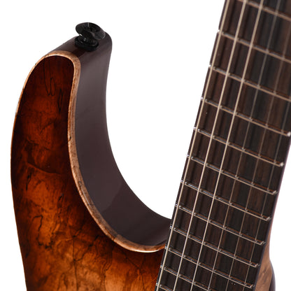 Suhr Custom Modern Brown Burst w/CME-Selected Spalt Maple Top