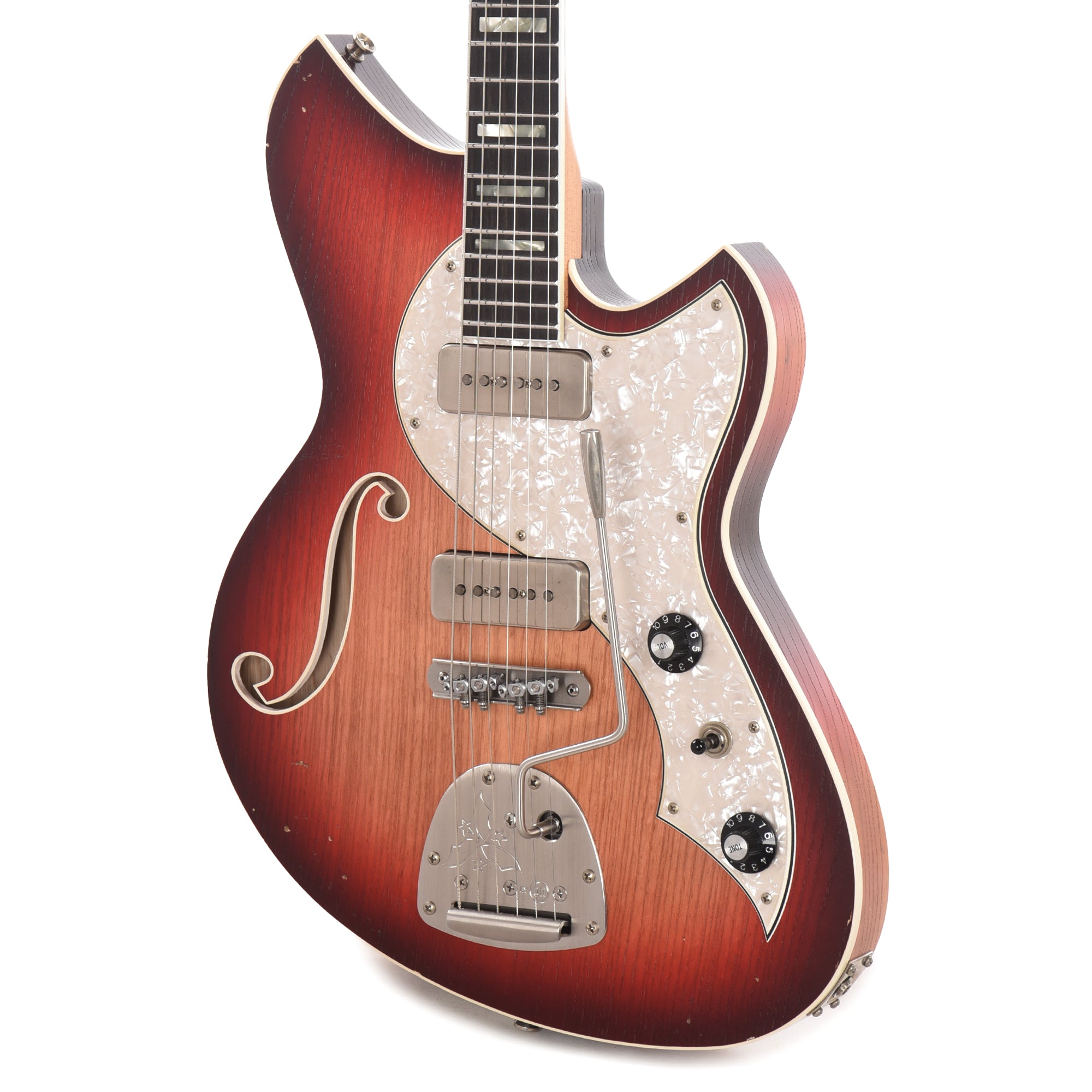 Novo Miris J Bonfire Slab Body Design & S Hole w/Fralin P-90s