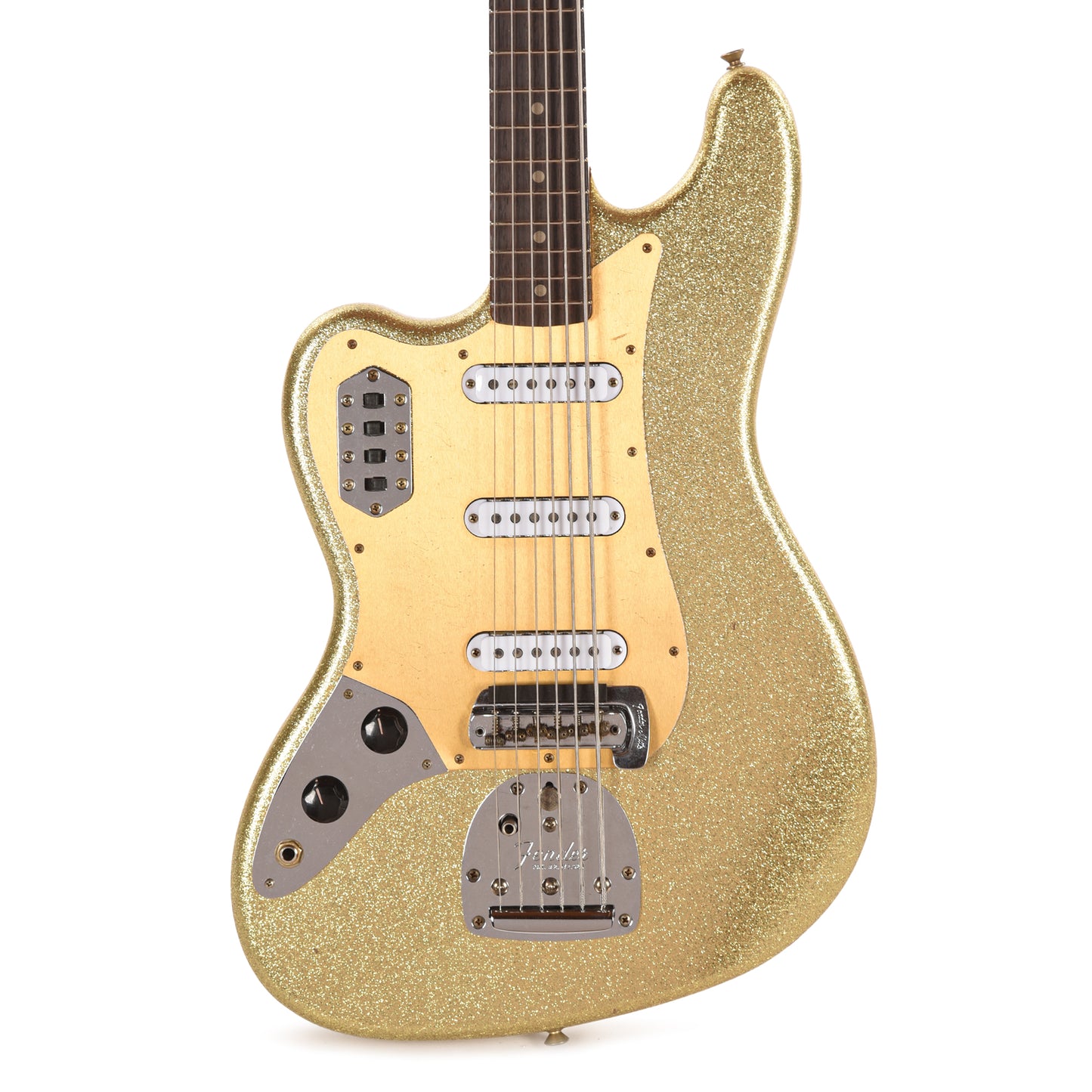 Fender Custom Shop 1962 Bass VI Journeyman Relic Aged Surf Burst Sparkle LEFTY