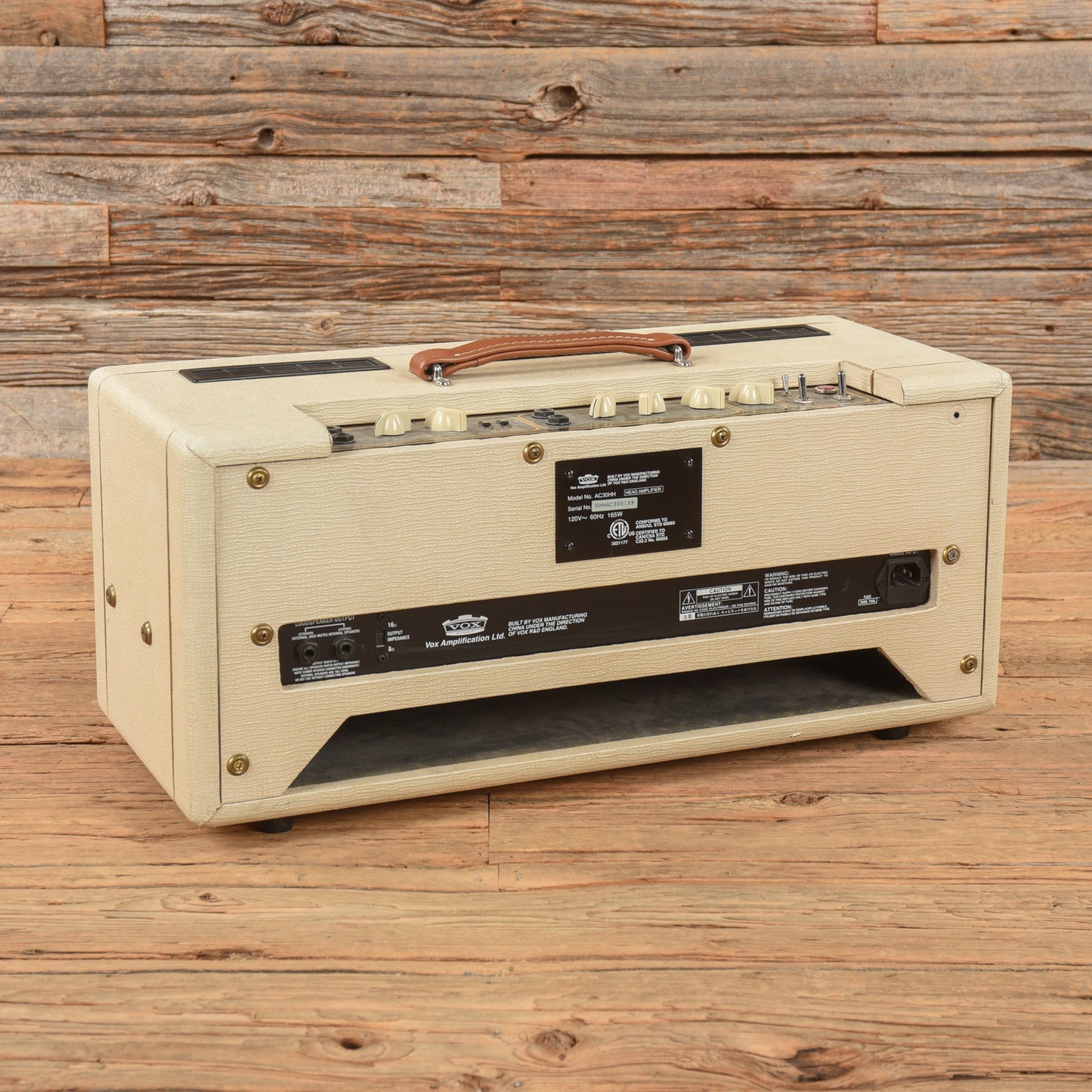 Vox AC30HH 50th Anniversary Hand-Wired Heritage Collection 30-Watt Guitar Amp Head