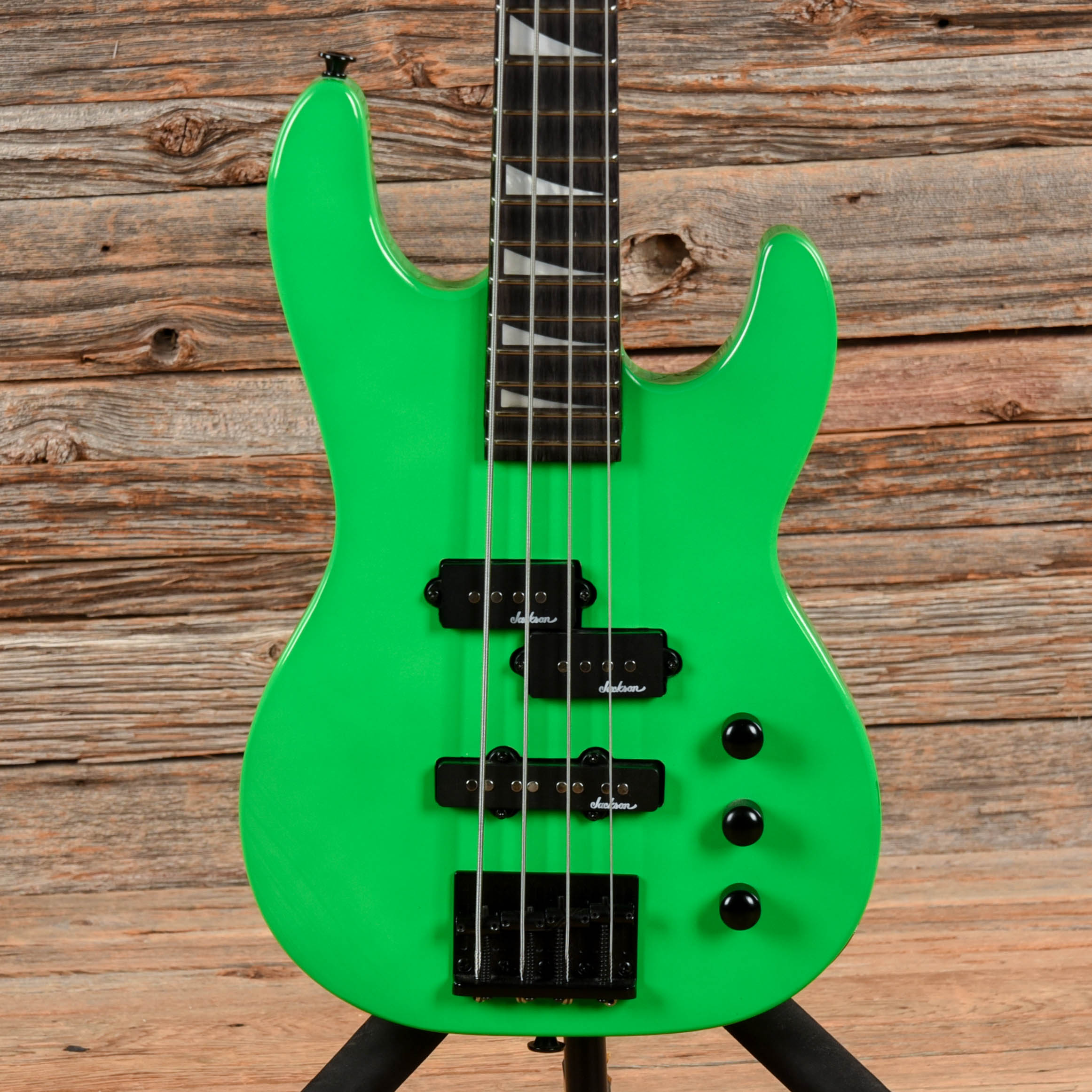 Jackson JS Series Concert Bass Minion JS1X Neon Green 2020