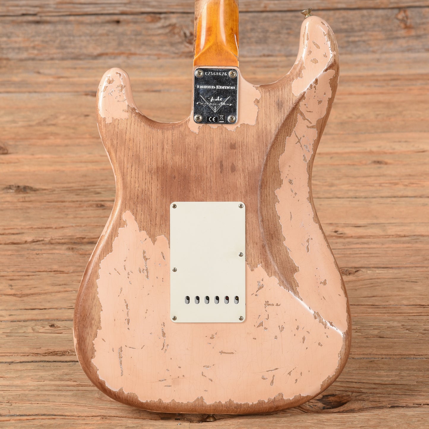 Fender Custom Shop Red Hot Stratocaster Super Heavy Relic Aged Faded Shell Pink 2023