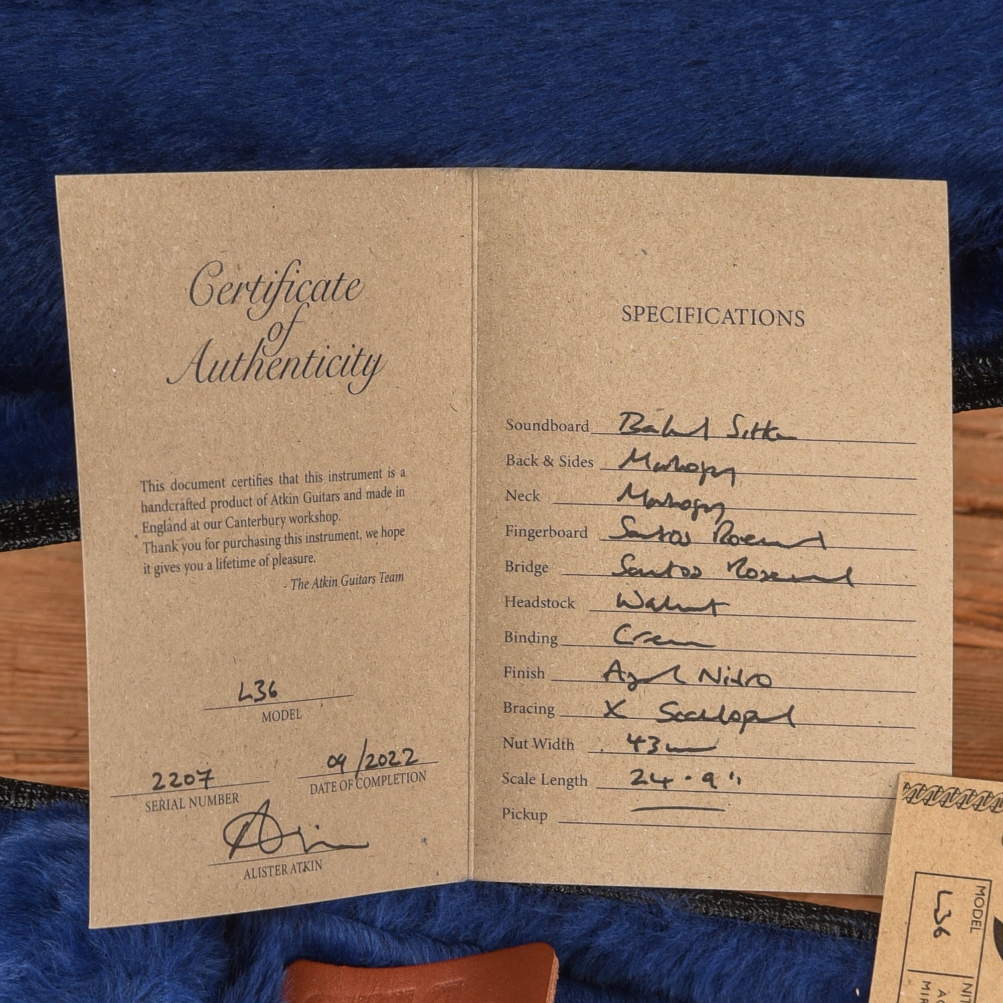 Atkin L36 Sunburst 2023