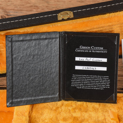 Gibson Custom Les Paul Custom Silver Sparkle Burst 2024