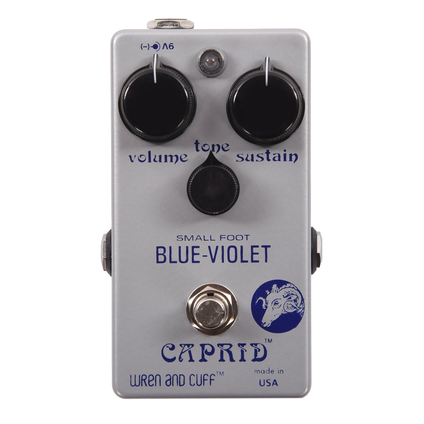 Wren and Cuff Blue-Violet Caprid Small Foot Fuzz Pedal