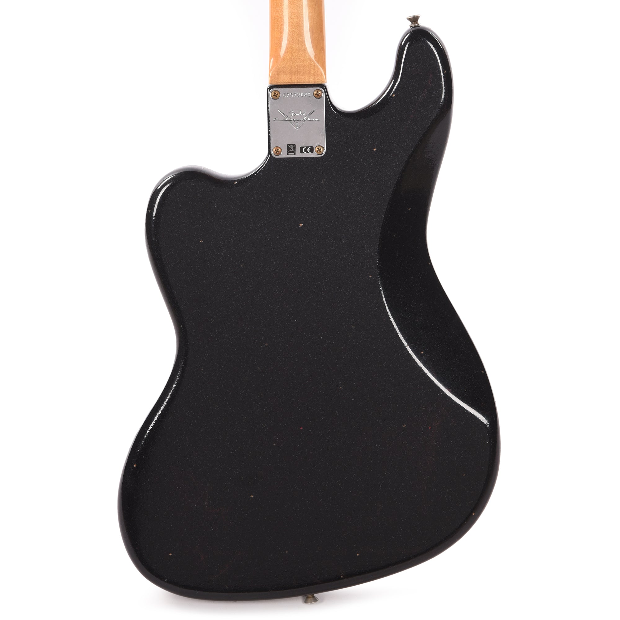 Fender Custom Shop 1962 Bass VI Journeyman Super Aged Space Dust Black w/Anodized Gold Pickguard