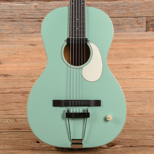Orangewood Juniper Surf Green Live Rubber Bridge Parlor Acoustic Guitar