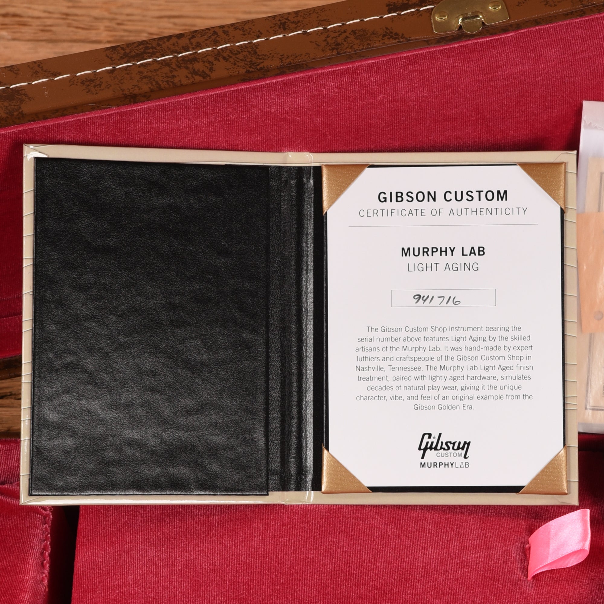 Gibson Custom Murphy Lab '59 Les Paul Standard Light Aged Sunburst 2024