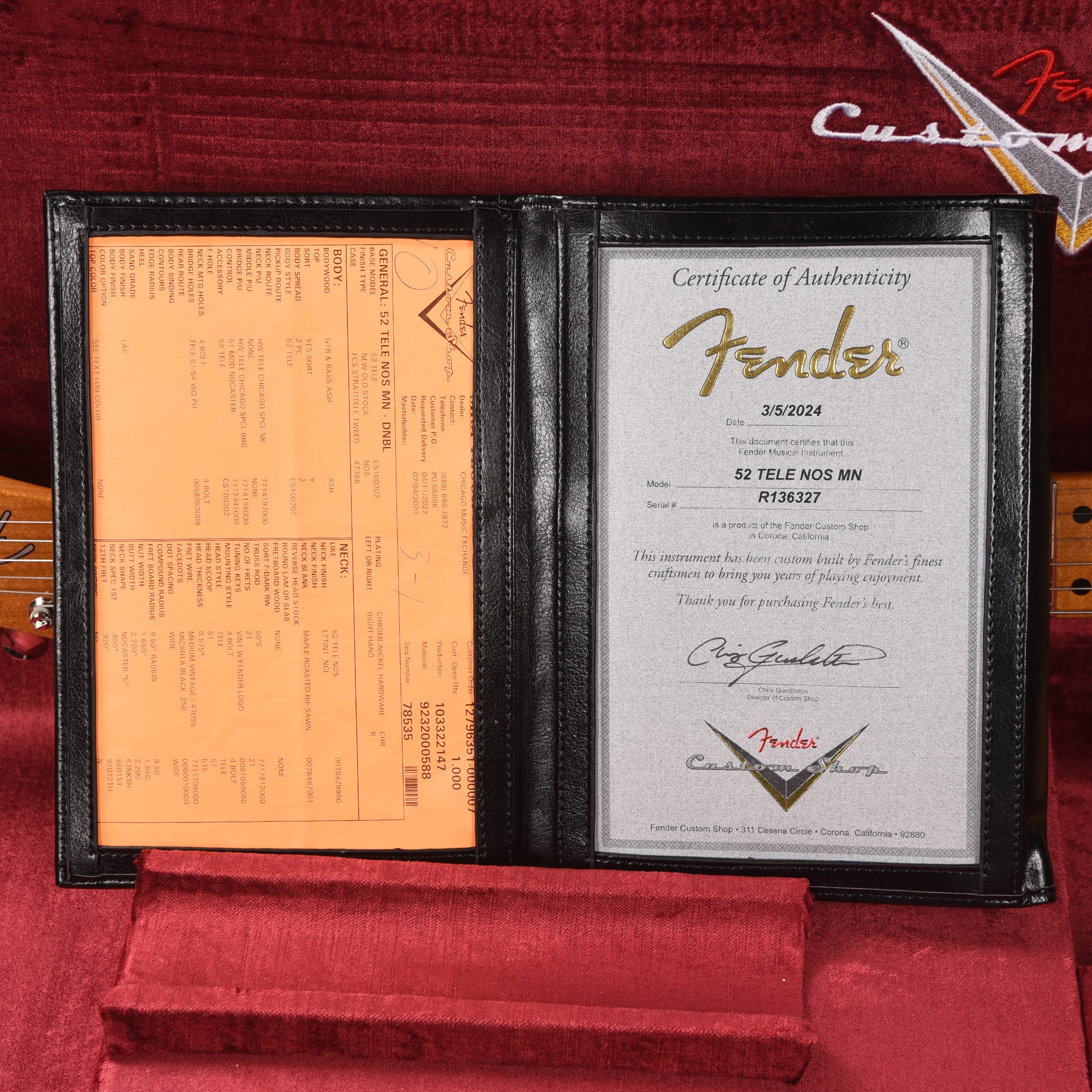 Fender Custom Shop 1952 Telecaster 