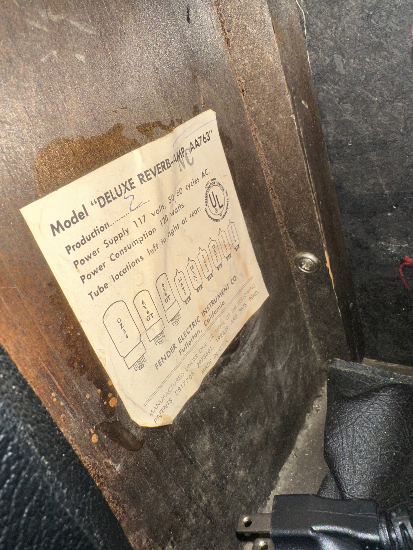 Fender Deluxe Reverb 2-Channel 22-Watt 1x12" Guitar Combo Amp  1964