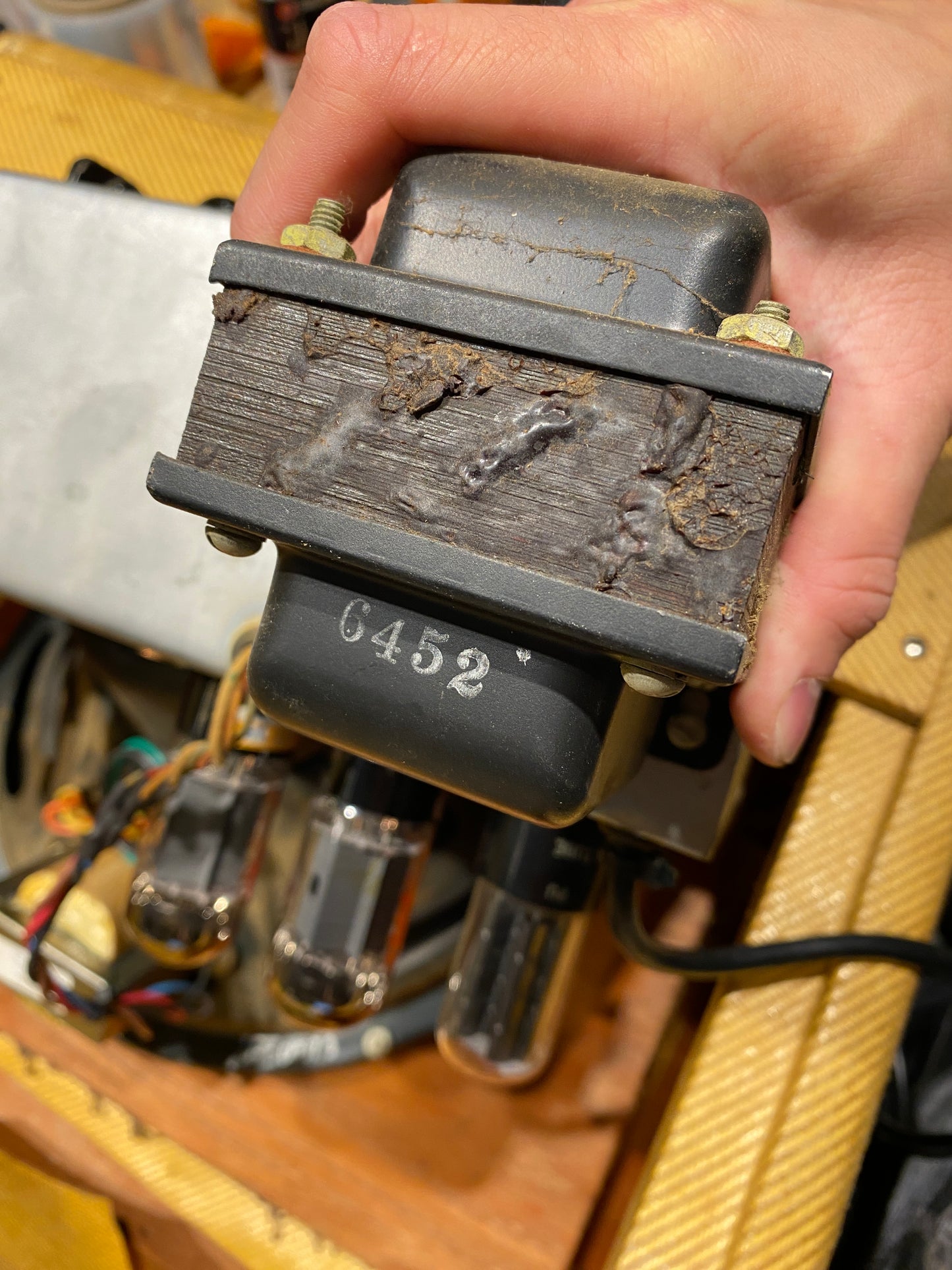 Fender Deluxe Amp TV Front 5A3  1950