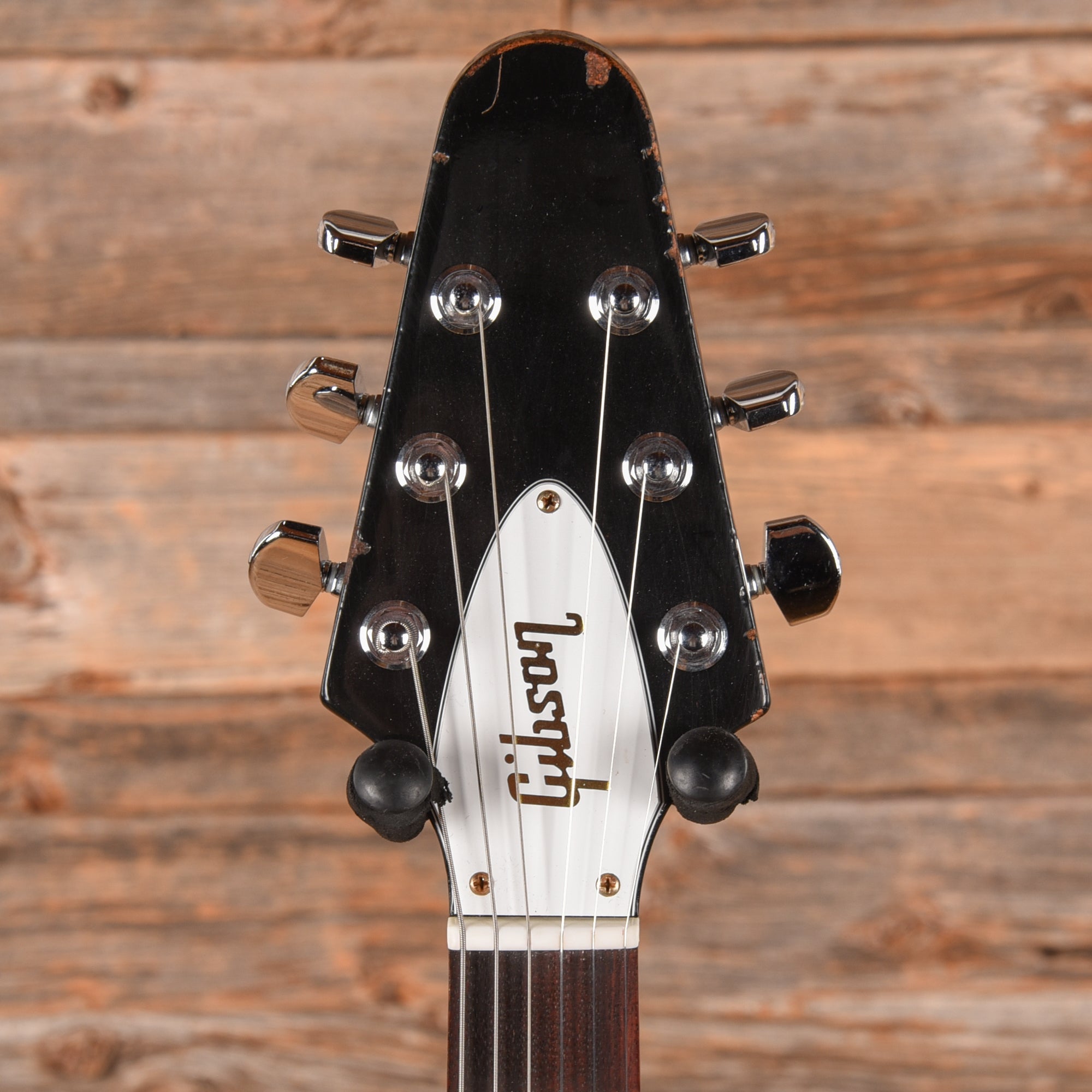 Gibson Custom Kirk Hammett Signature Flying V Aged and Signed Ebony 2012