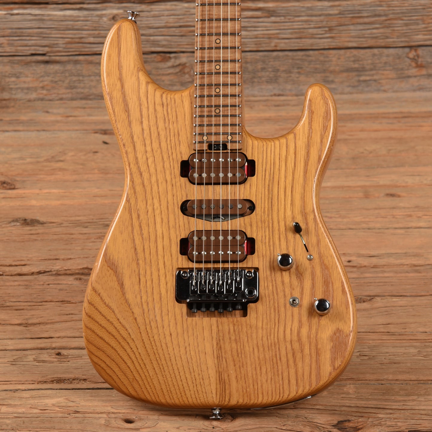 Charvel Guthrie Govan USA Signature HSH Natural Caramelized Ash 2018