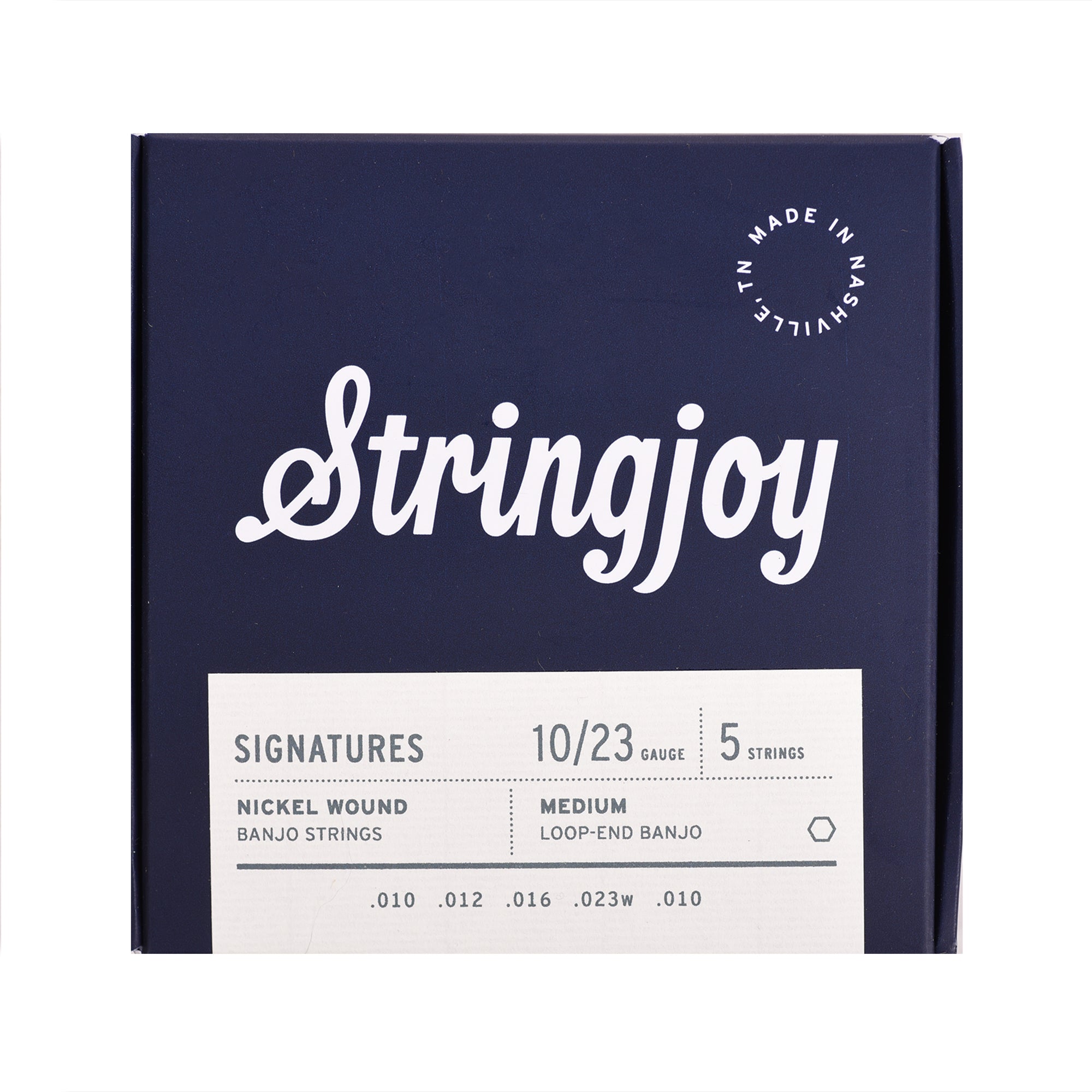 Stringjoy Signatures Medium Gauge 10-23 5-String Nickel Wound Banjo Strings