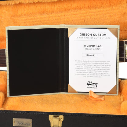 Gibson Custom Shop 1961 Les Paul SG Standard "CME Spec" Antique Ebony Murphy Lab Heavy Aged NH w/Long Maestro Vibrola & Black Uncovered Custom "S" Buckers