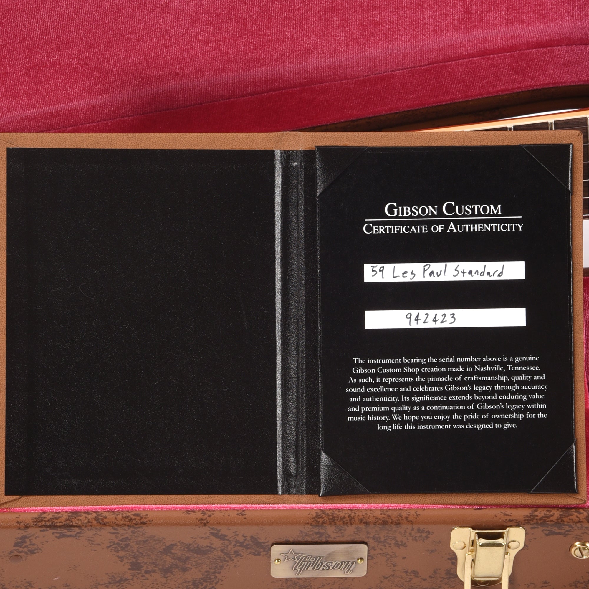 Gibson Custom Shop 1959 Les Paul Standard 
