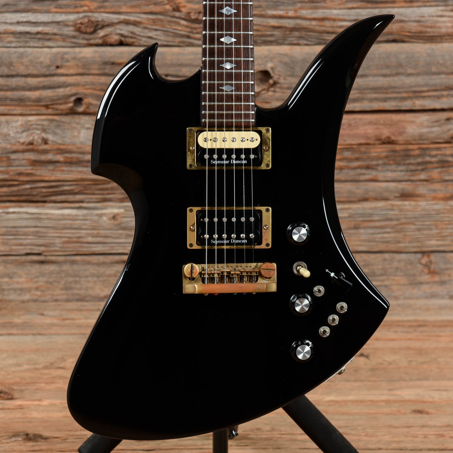 B.C. Rich Mockingbird Black Refin 1982