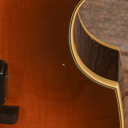 Hofner 500/1 1963 body w/Late 70s neck Sunburst 1963 LEFTY
