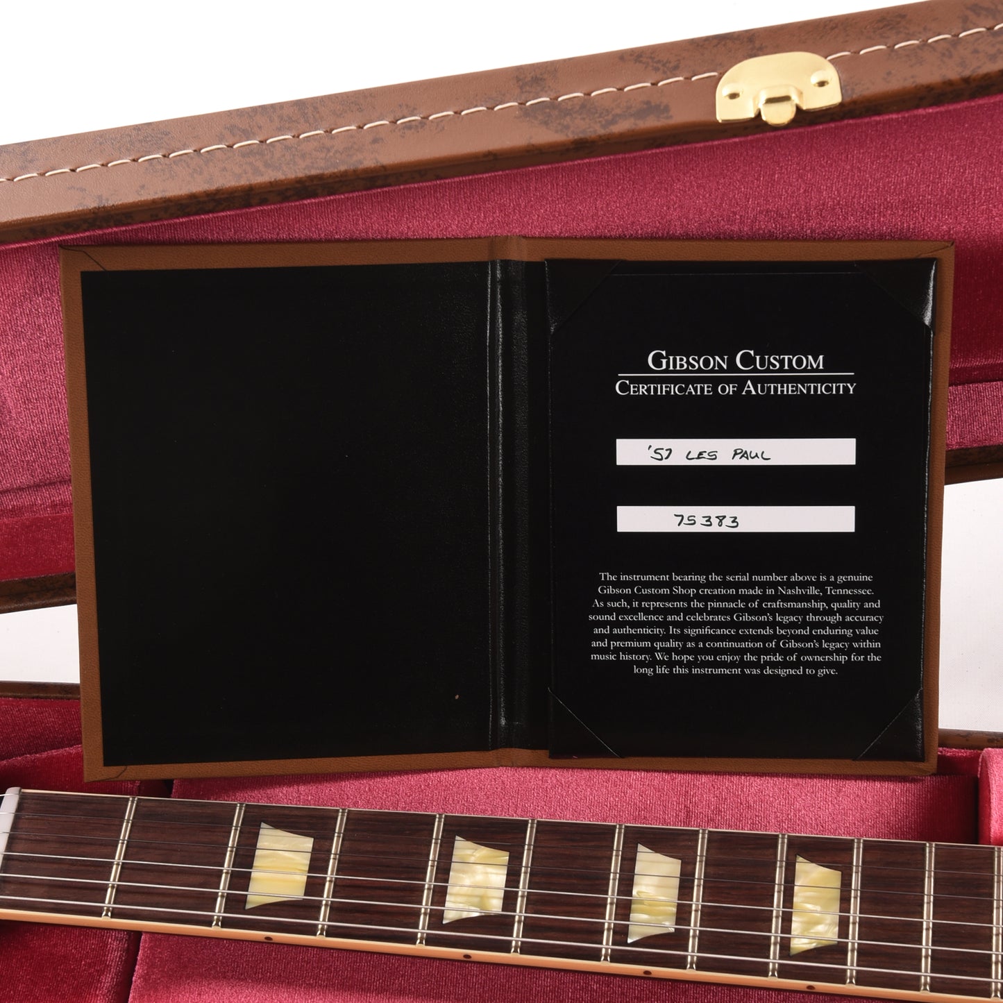 Gibson Custom Shop 1957 Les Paul Goldtop "CME Spec" Double Gold Darkback VOS w/59 Carmelita Neck