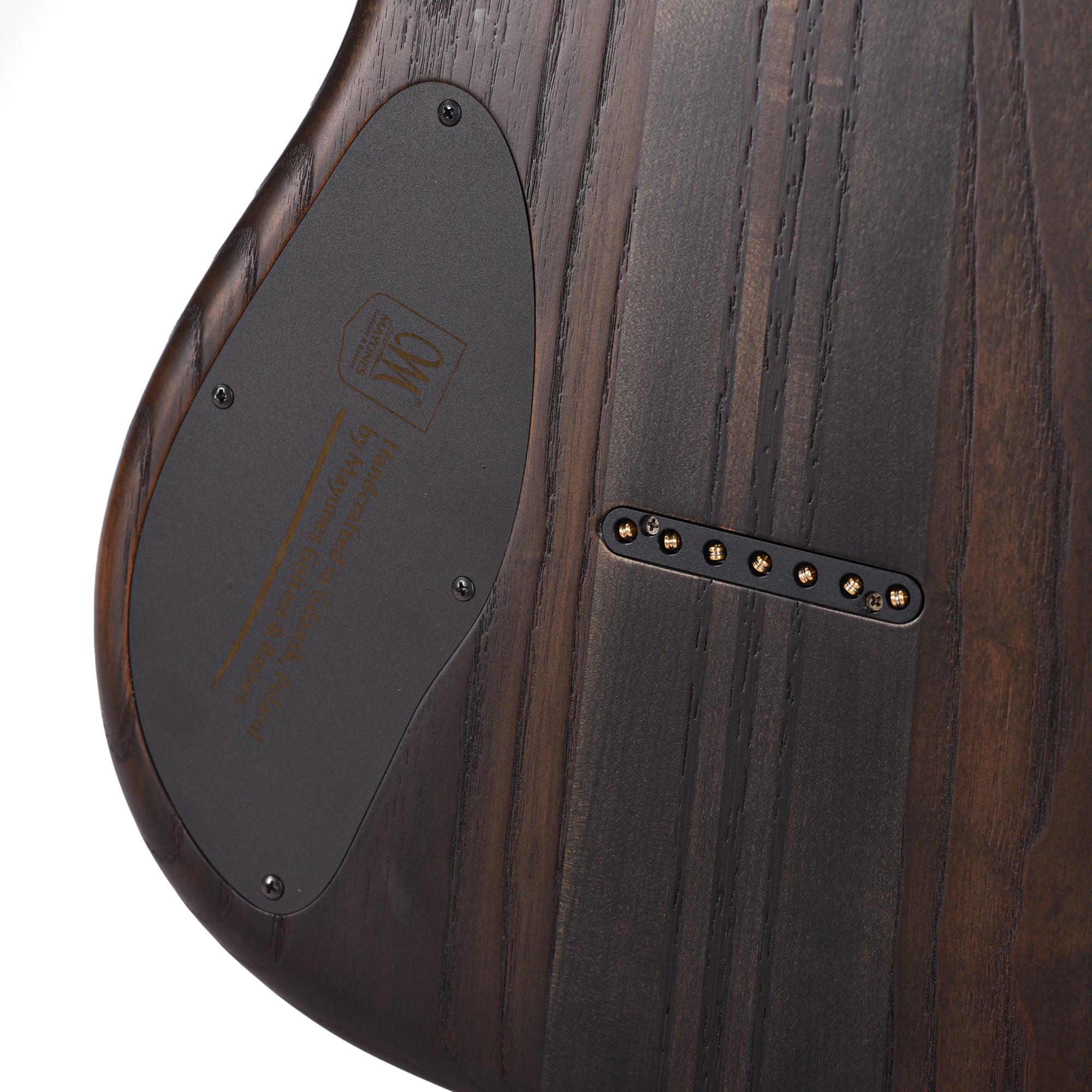 Mayones Regius 7 Baritone Flamed Maple/Swamp Ash Antique Black