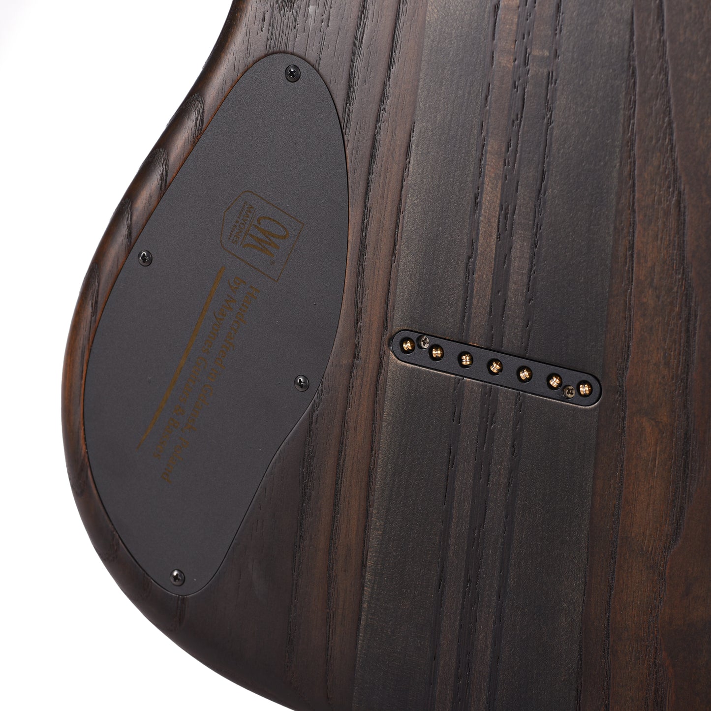 Mayones Regius 7 Baritone Flamed Maple/Swamp Ash Antique Black