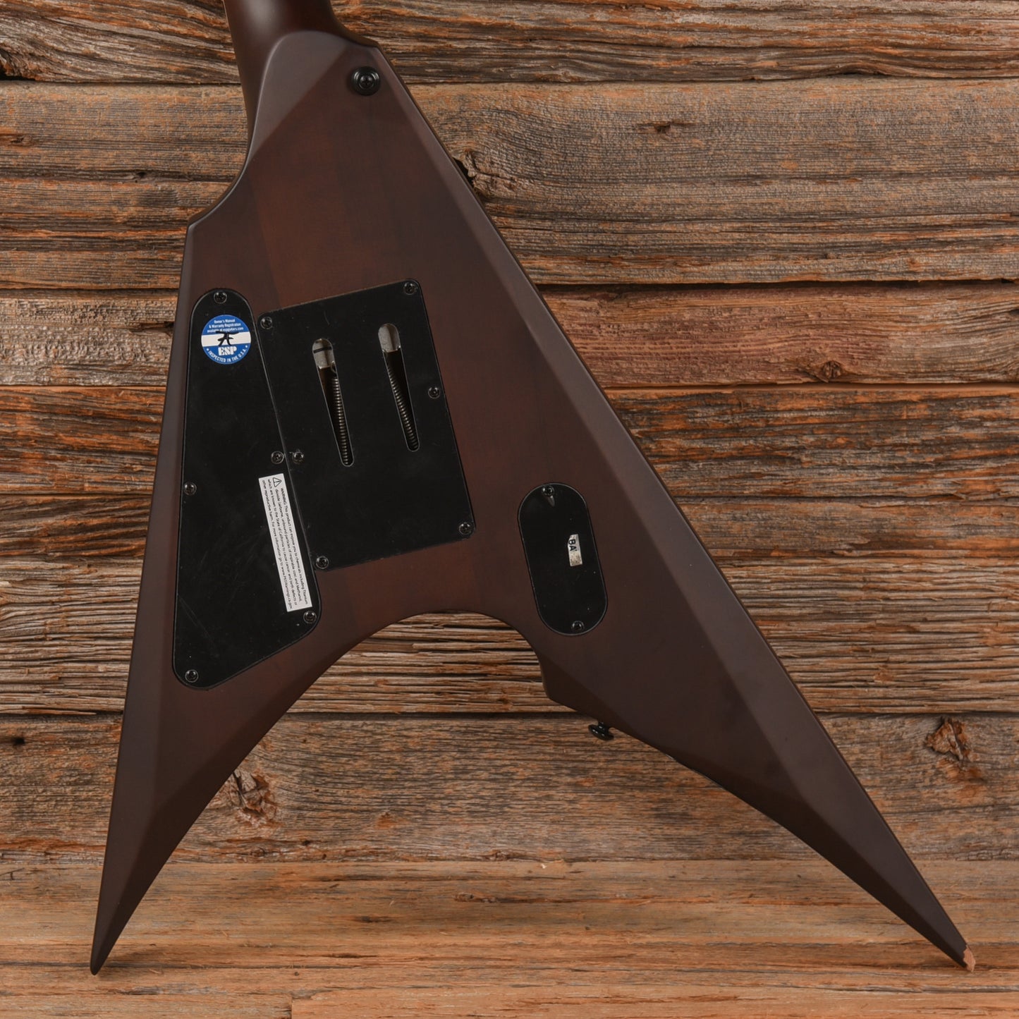 ESP LTD ARROW-1000 Dark Brown Sunburst Satin w/ Quilted Maple Top