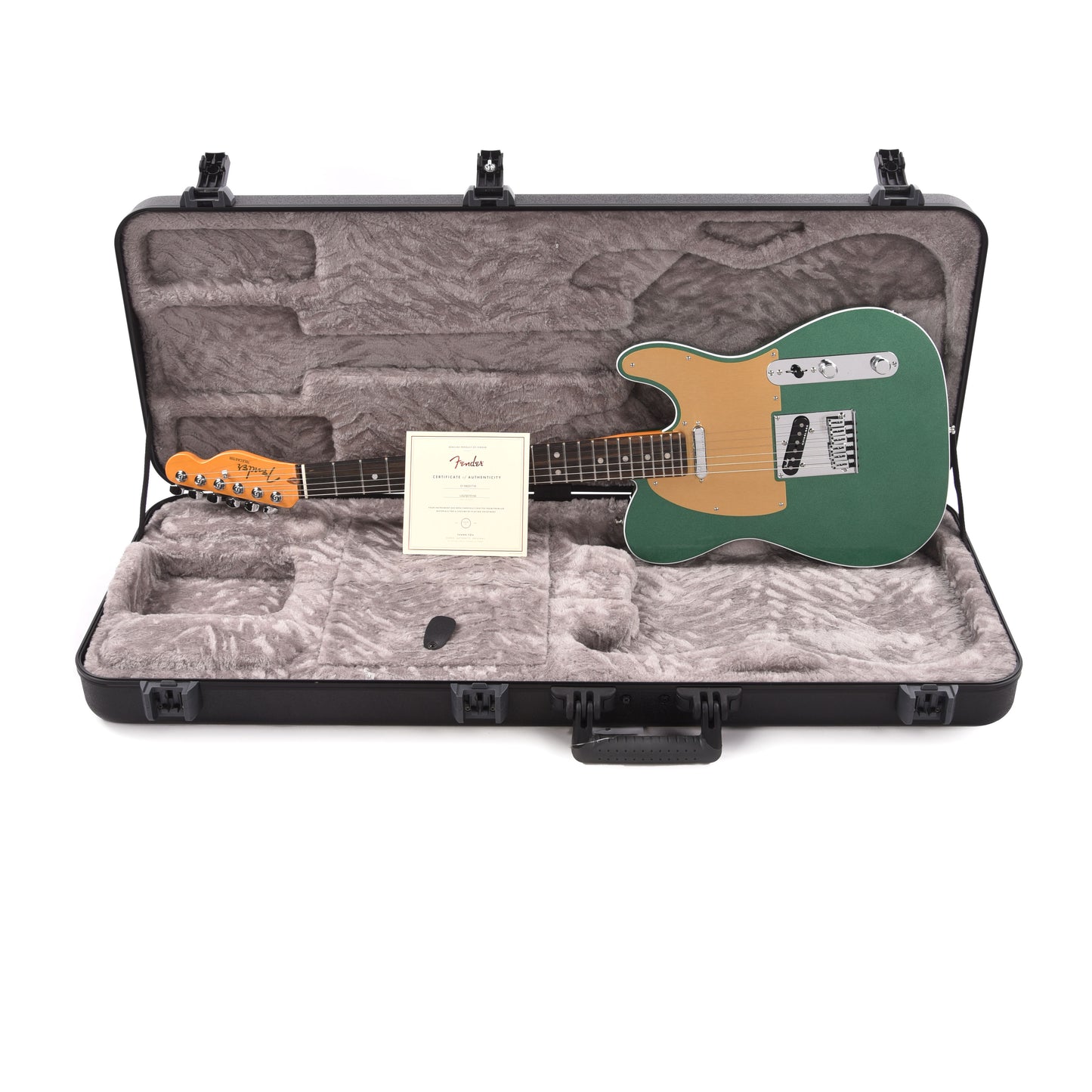 Fender American Ultra Telecaster Mystic Pine w/Ebony Fingerboard & Anodized Gold Pickguard